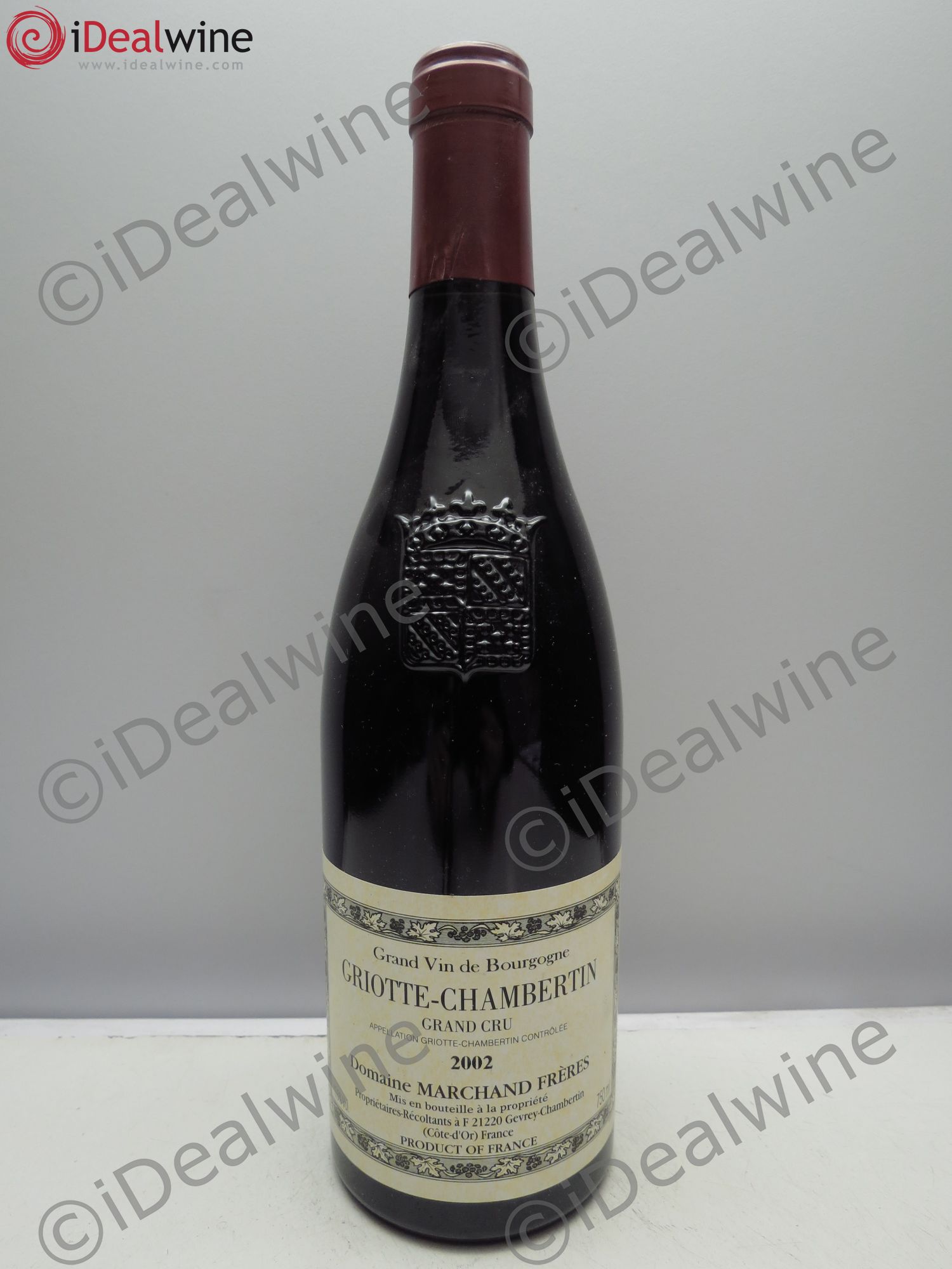 Griotte-Chambertin Grand Cru Marchand Frères 2002 - Lot de 1 bouteille - 0