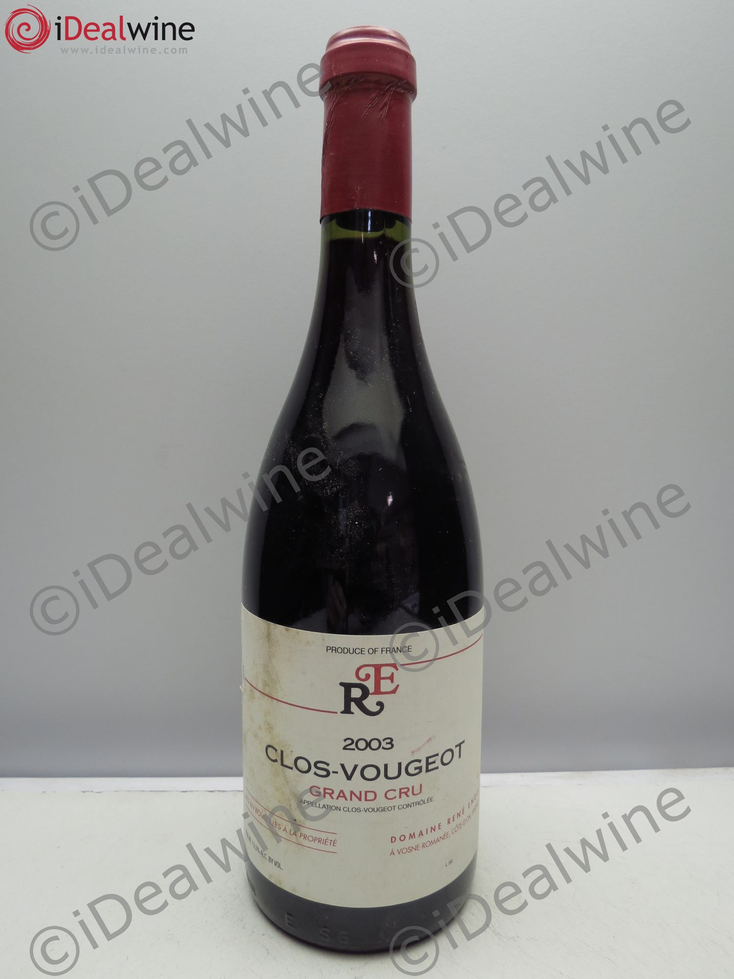 Clos de Vougeot Grand Cru Domaine René Engel - Domaine Eugénie 2003 - Lot de 1 bouteille - 0