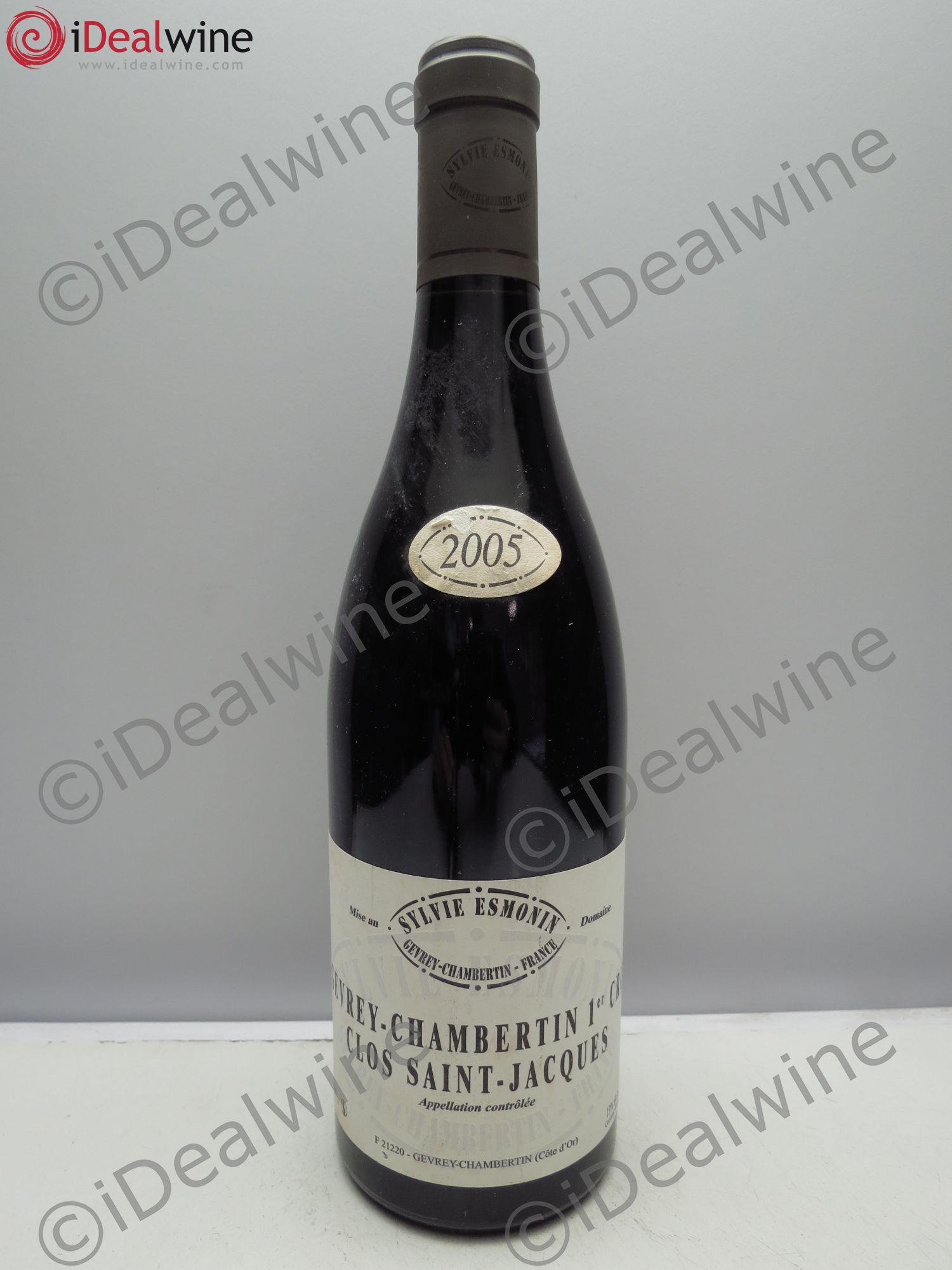Gevrey-Chambertin 1er Cru Clos Saint Jacques Sylvie Esmonin 2005 - Lot de 1 bouteille - 0