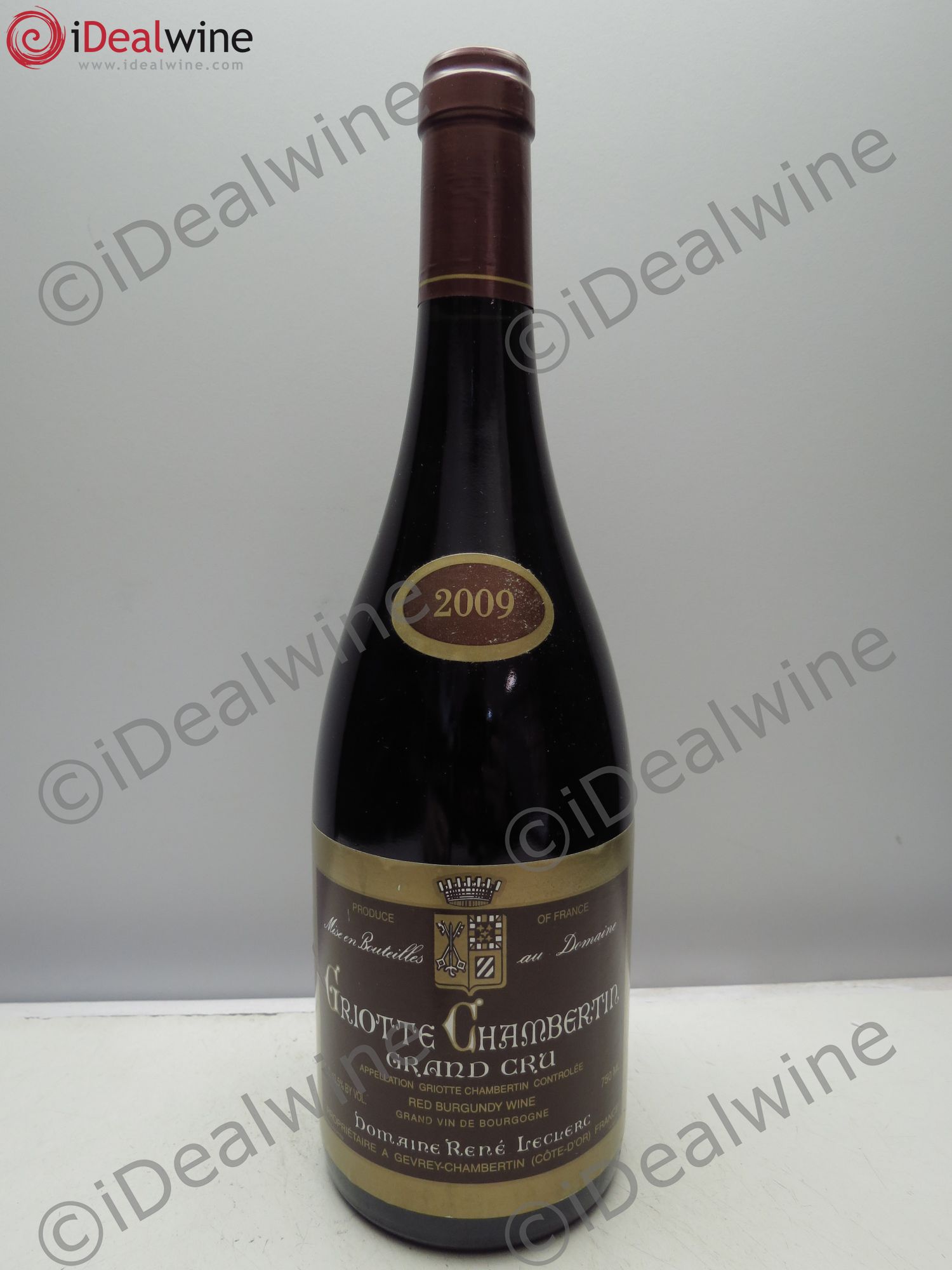 Griotte-Chambertin Grand Cru René Leclerc 2009 - Posten von 1 Flasche - 0
