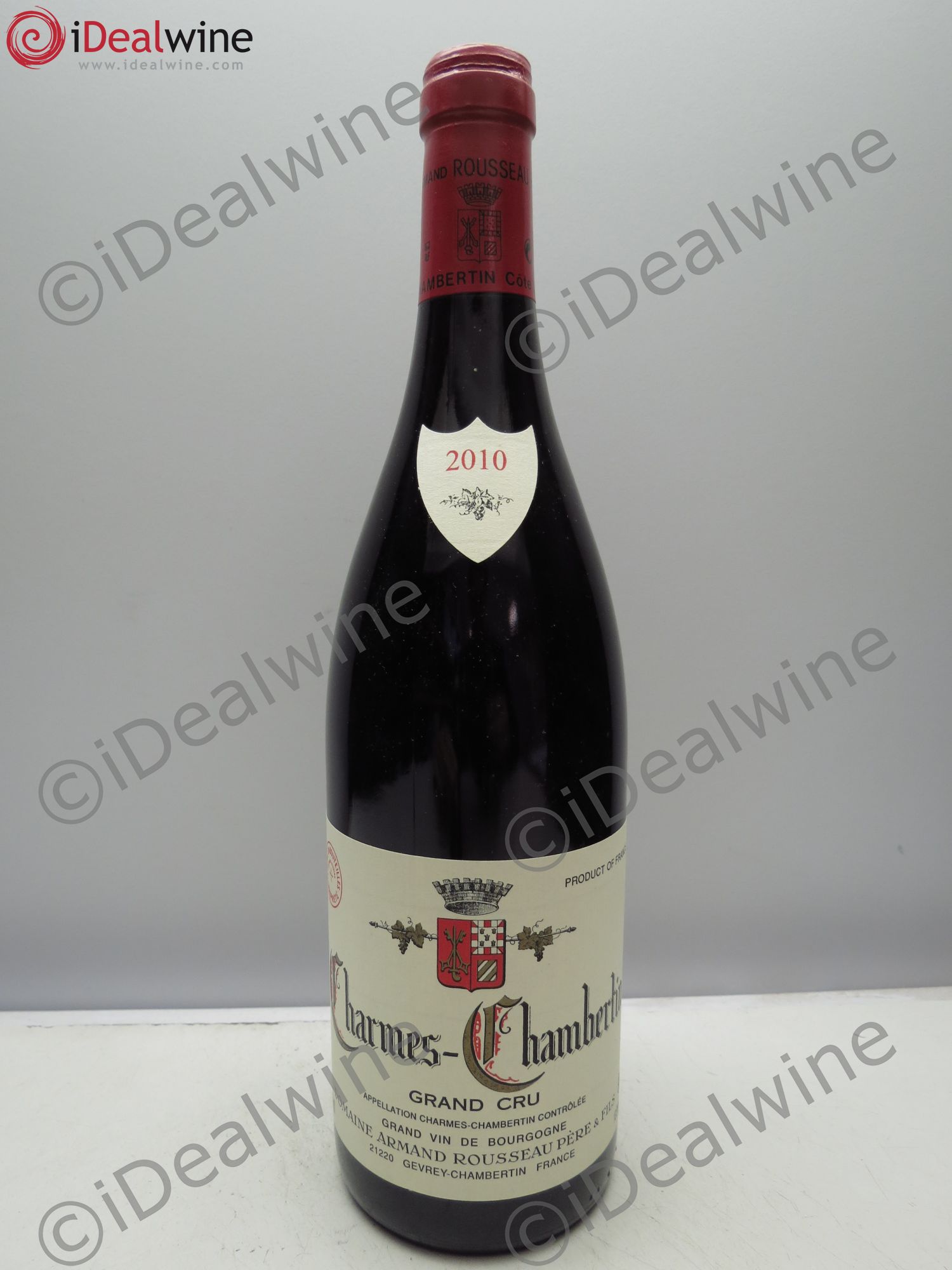 Charmes-Chambertin Grand Cru Armand Rousseau (Domaine) 2010 - Lot de 1 bouteille - 0