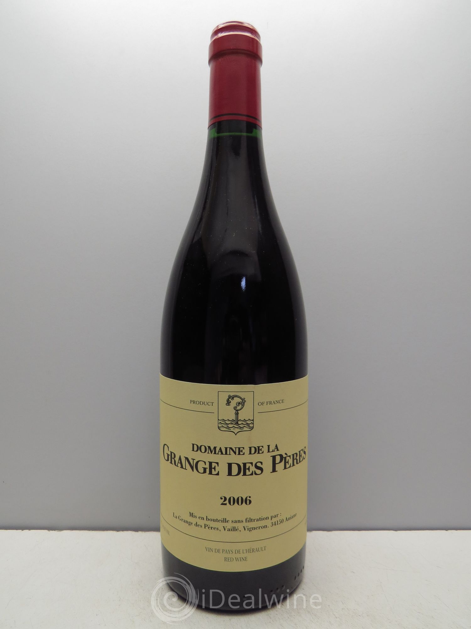 Pays d'Hérault Grange des Pères Laurent Vaillé 2006 - Lot de 1 bouteille - 0