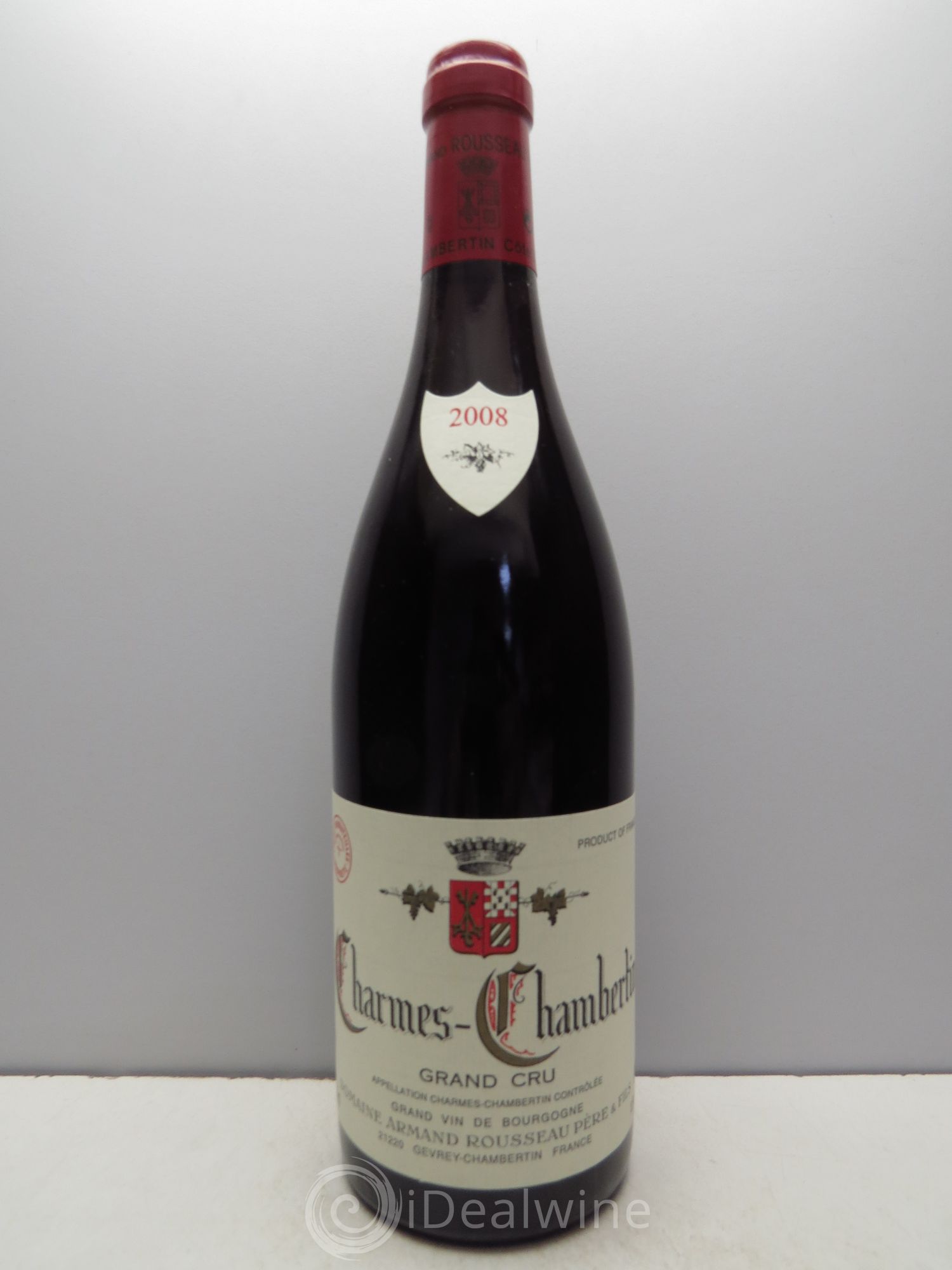 Charmes-Chambertin Grand Cru Armand Rousseau (Domaine) 2008 - Lot de 1 bouteille - 0
