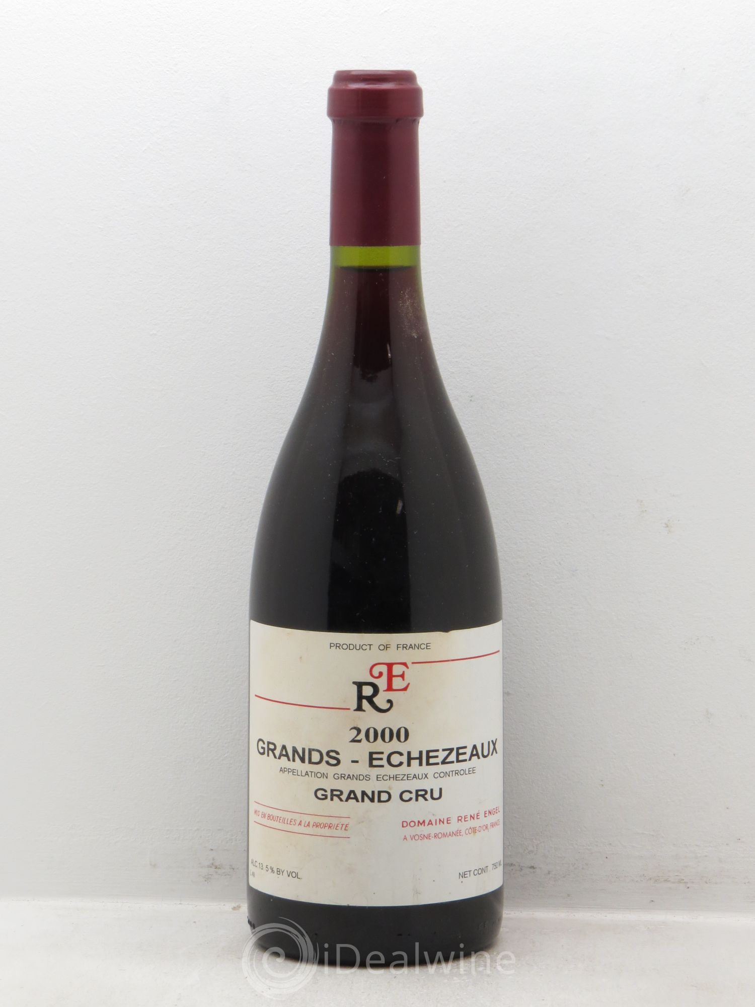 Grands-Echezeaux Grand Cru Domaine René Engel - Domaine Eugénie 2000 - Lot de 1 bouteille - 0