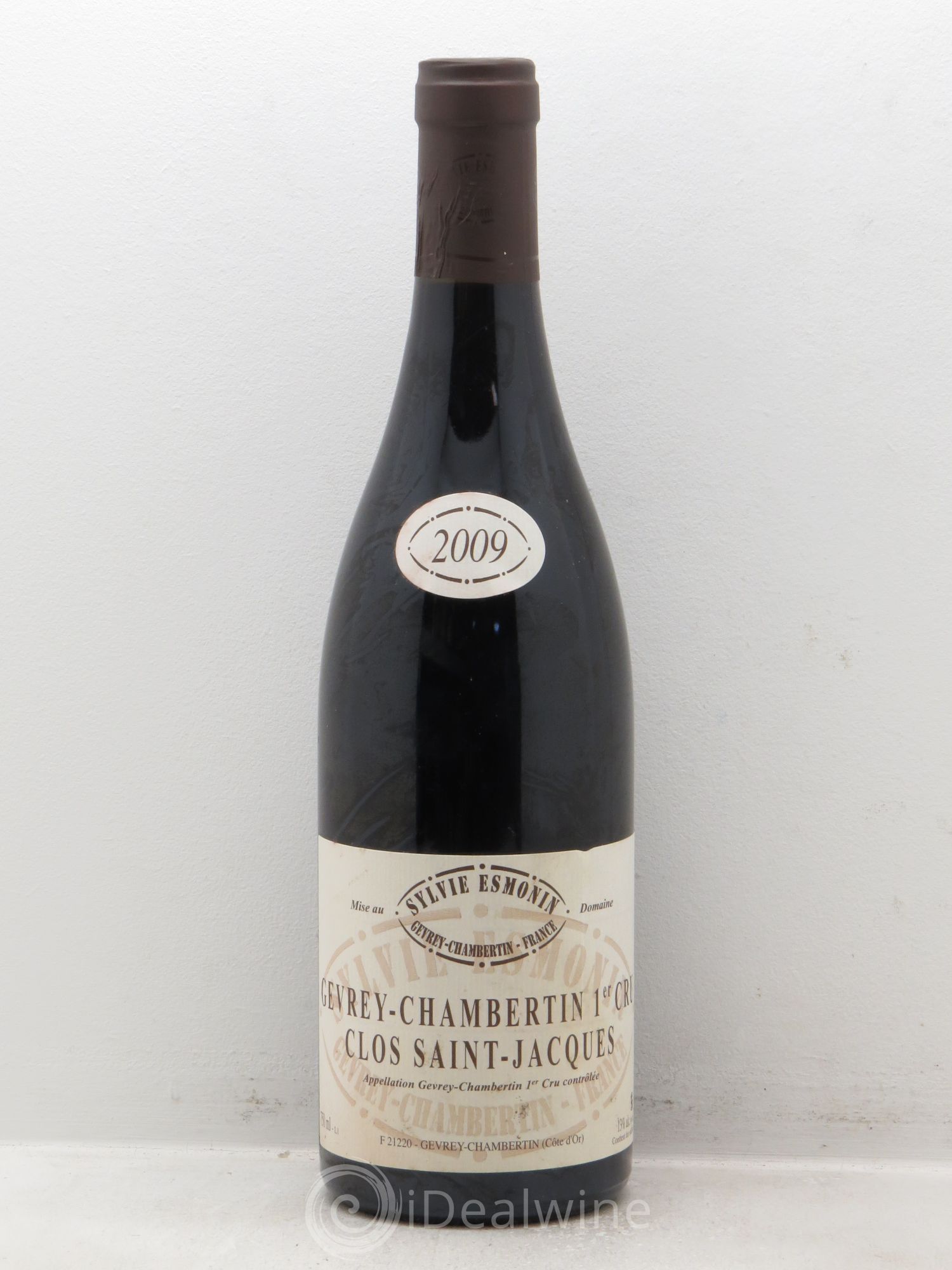 Gevrey-Chambertin 1er Cru Clos Saint Jacques Sylvie Esmonin 2009 - Lot de 1 bouteille - 0