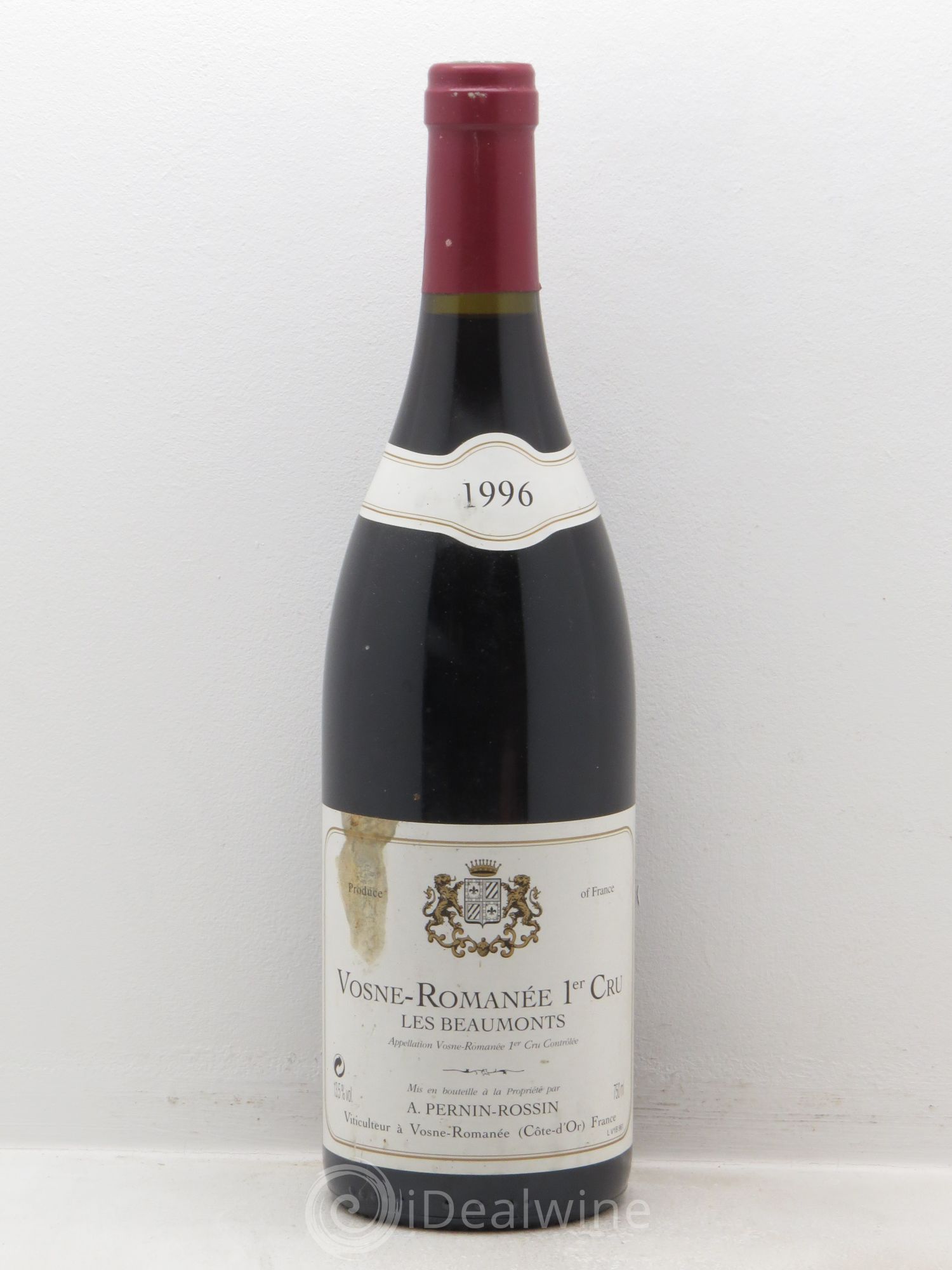 Vosne-Romanée 1er Cru Pernin Rossin 1996 - Lot de 1 bouteille - 0