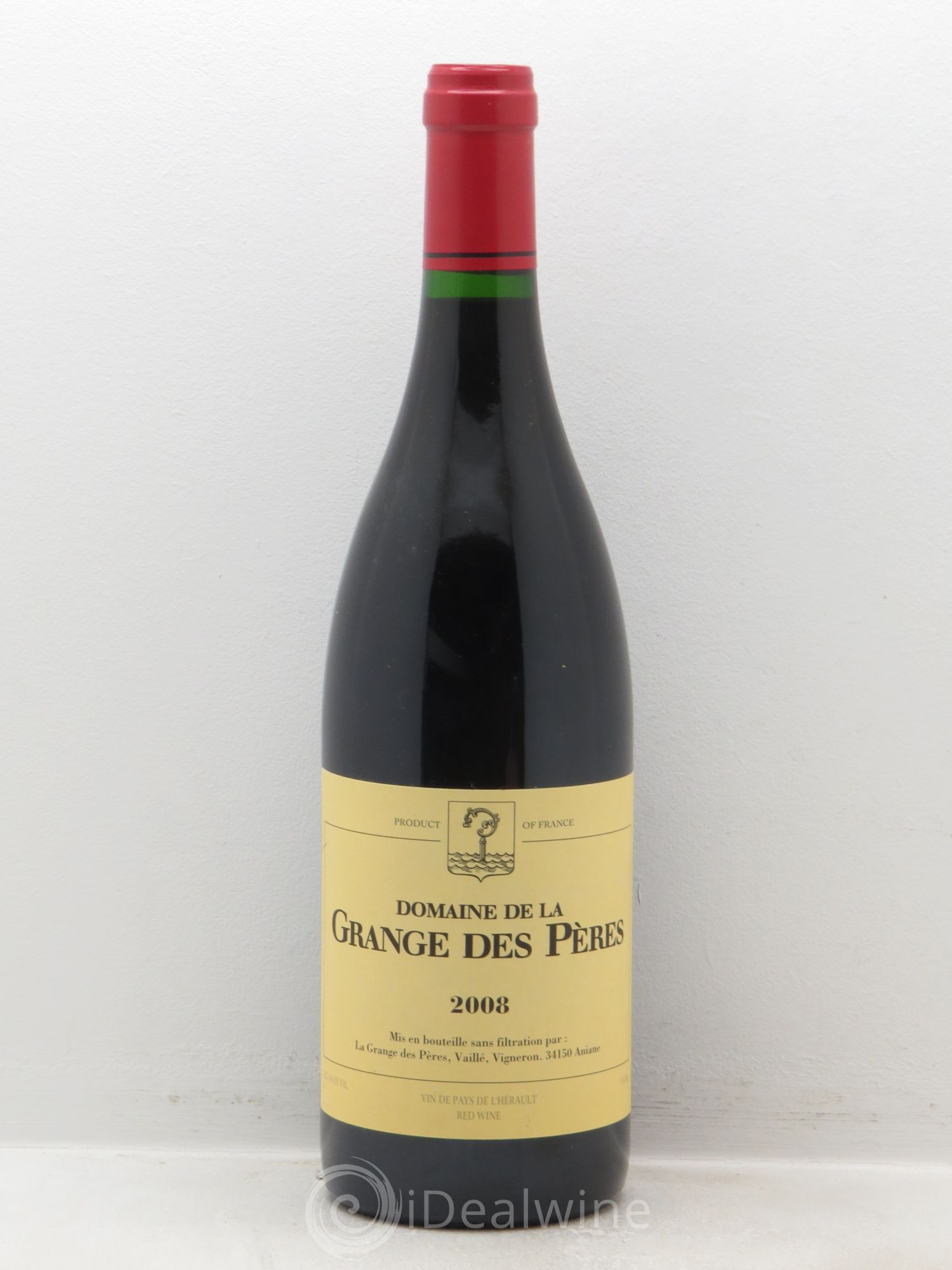 Pays d'Hérault Grange des Pères Laurent Vaillé 2008 - Lot de 1 bouteille - 0