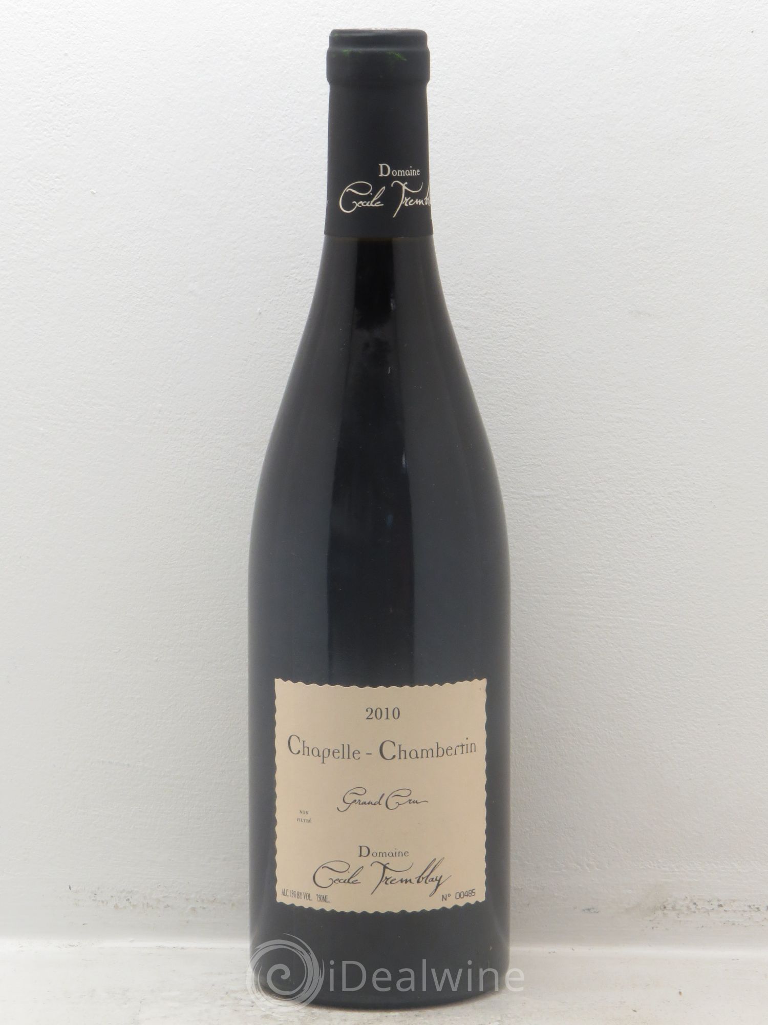Chapelle-Chambertin Grand Cru Cécile Tremblay 2010 - Lot de 1 bouteille - 0