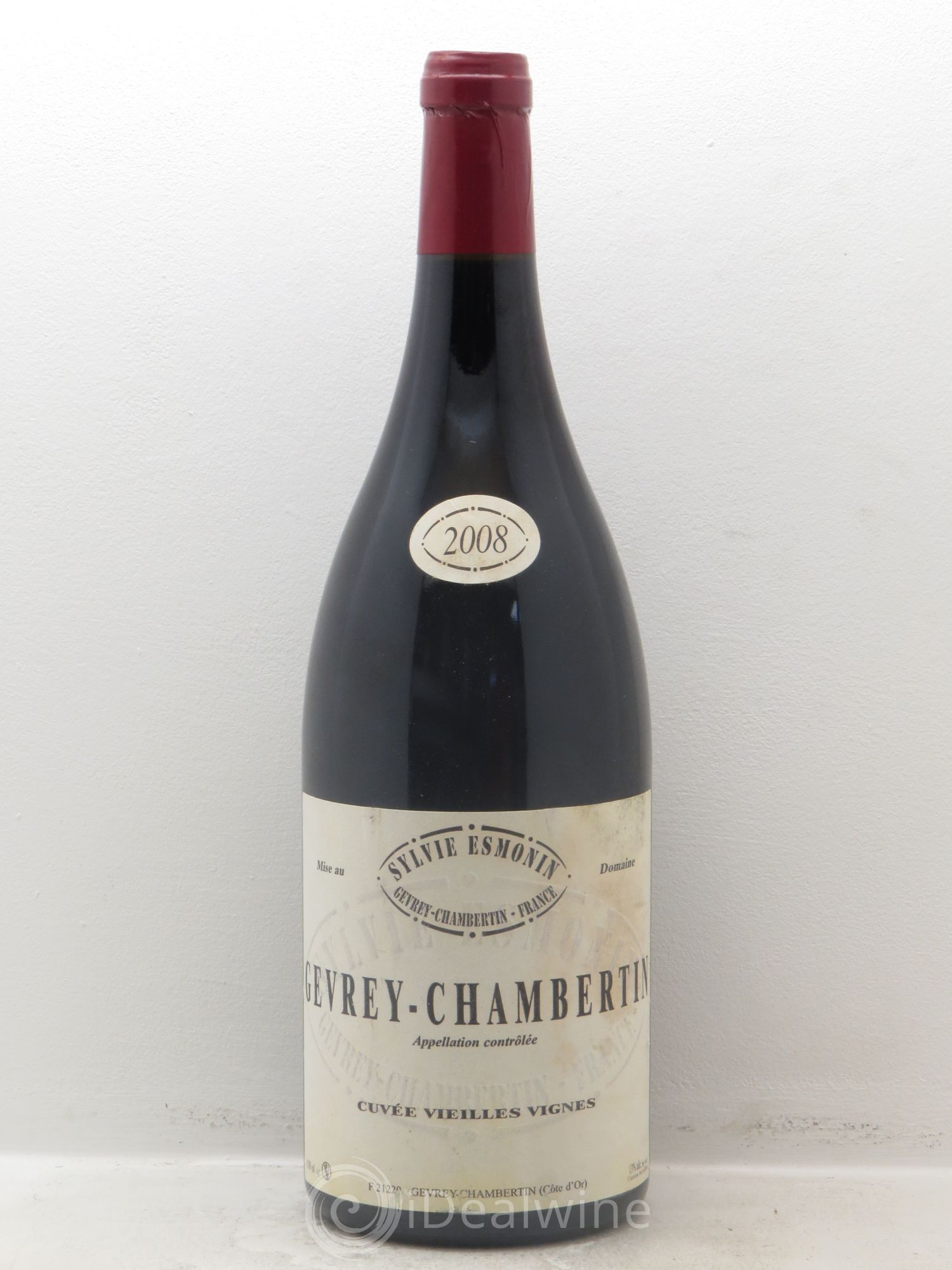 Gevrey-Chambertin Vieilles Vignes Sylvie Esmonin 2008 - Lot de 1 magnum - 0