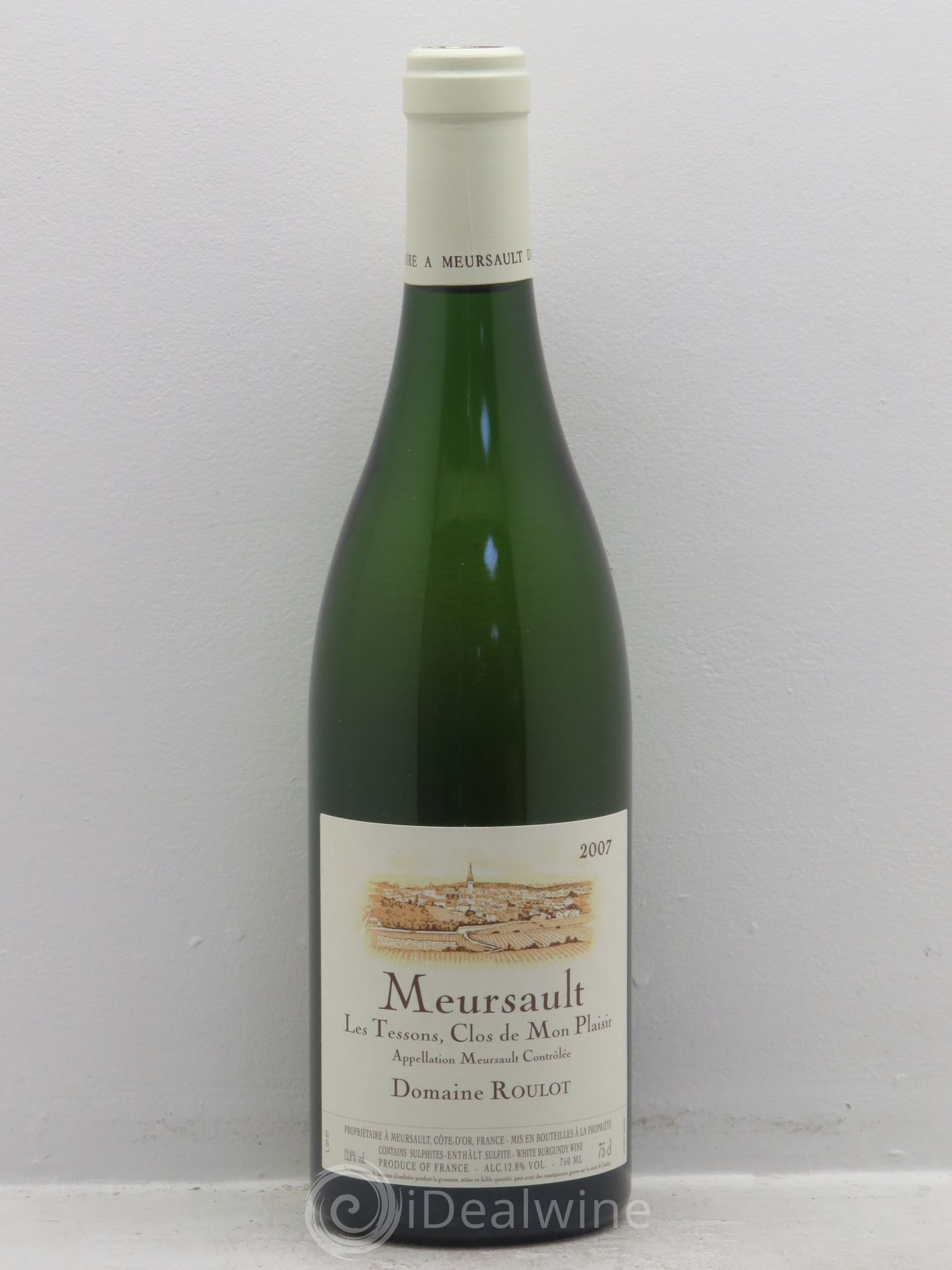 Meursault Les Tessons Clos de Mon plaisir Roulot (Domaine) 2007 - Lot de 1 bouteille - 0
