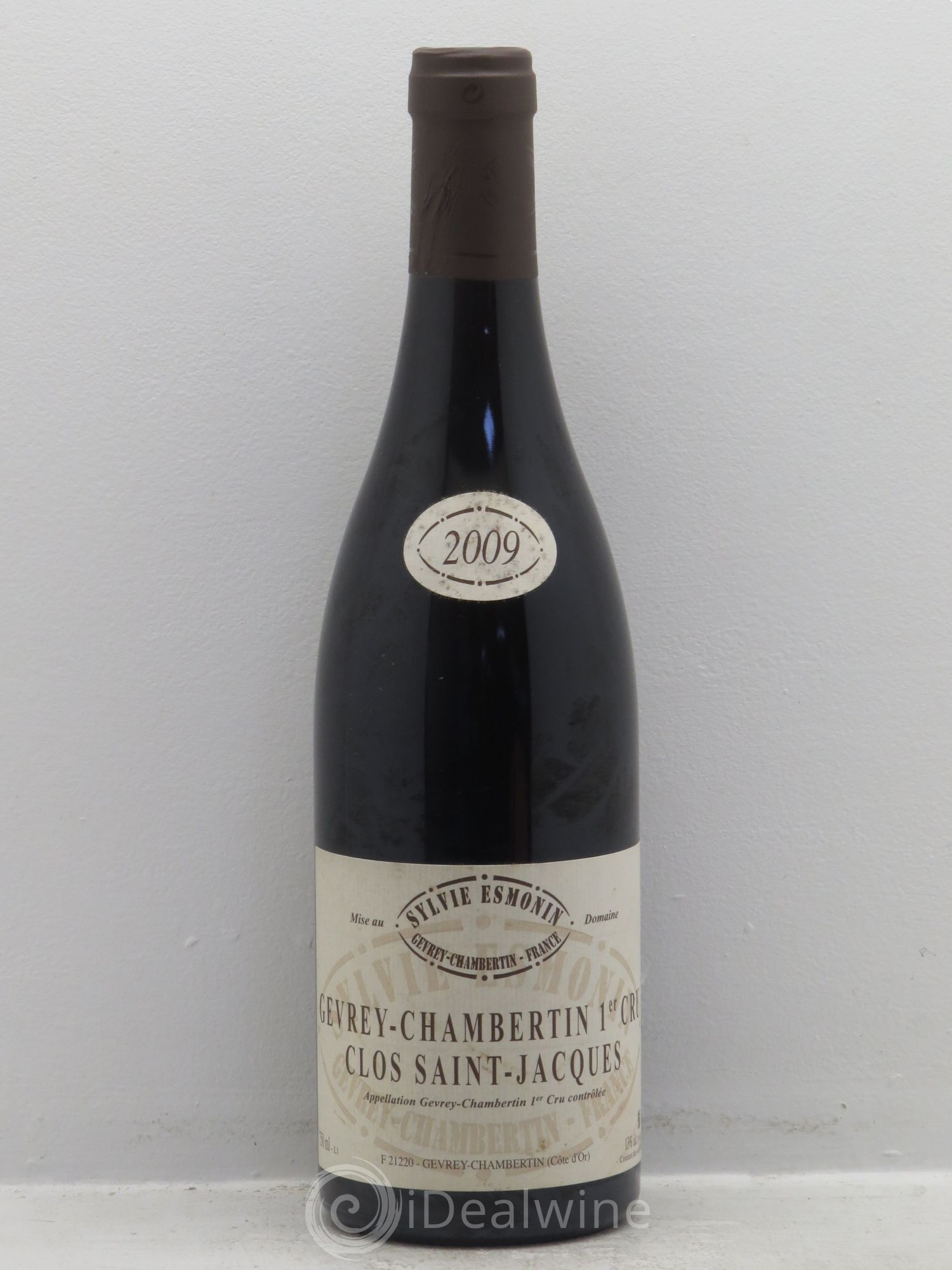 Gevrey-Chambertin 1er Cru Clos Saint Jacques Sylvie Esmonin 2009 - Lot de 1 bouteille - 0