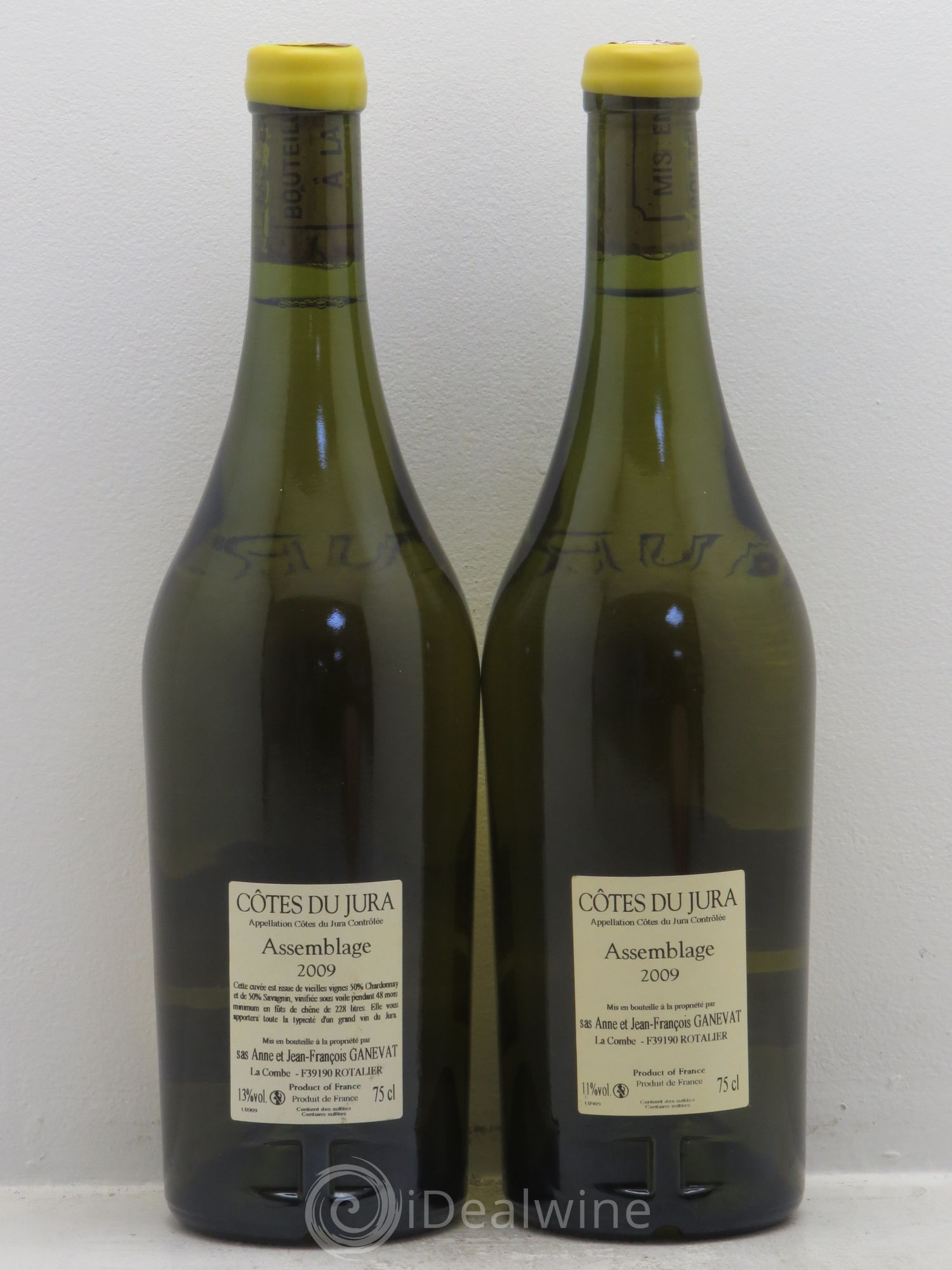 Côtes du Jura Cuvée de Garde Ganevat 2009 - Posten von 2 Flaschen - 1