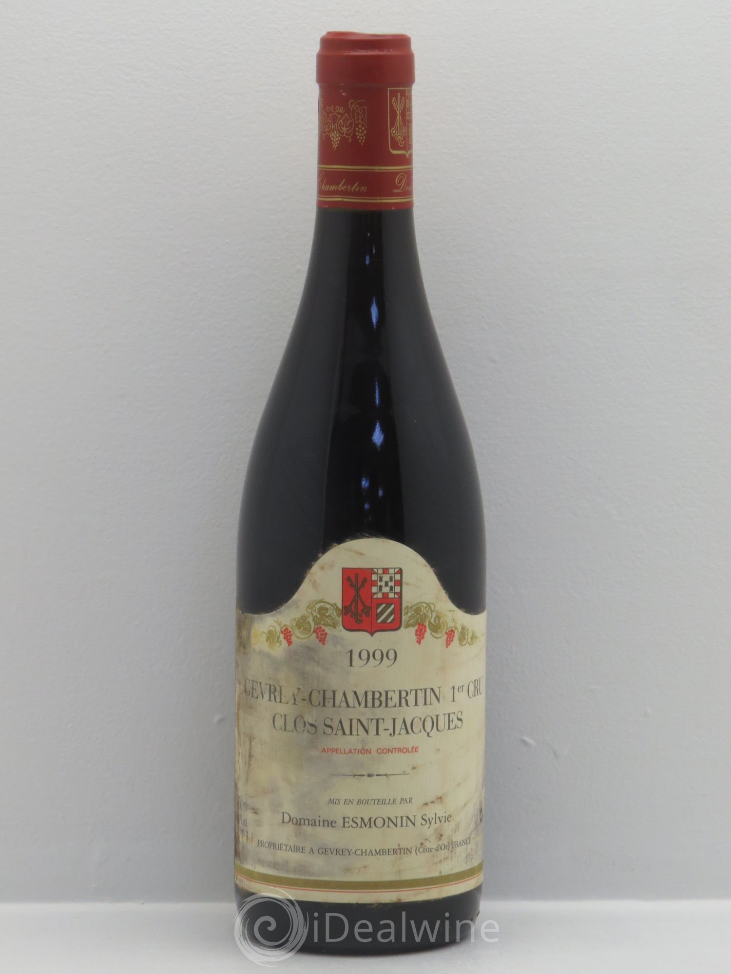 Gevrey-Chambertin 1er Cru Clos Saint Jacques Sylvie Esmonin 1999 - Lot de 1 bouteille - 0