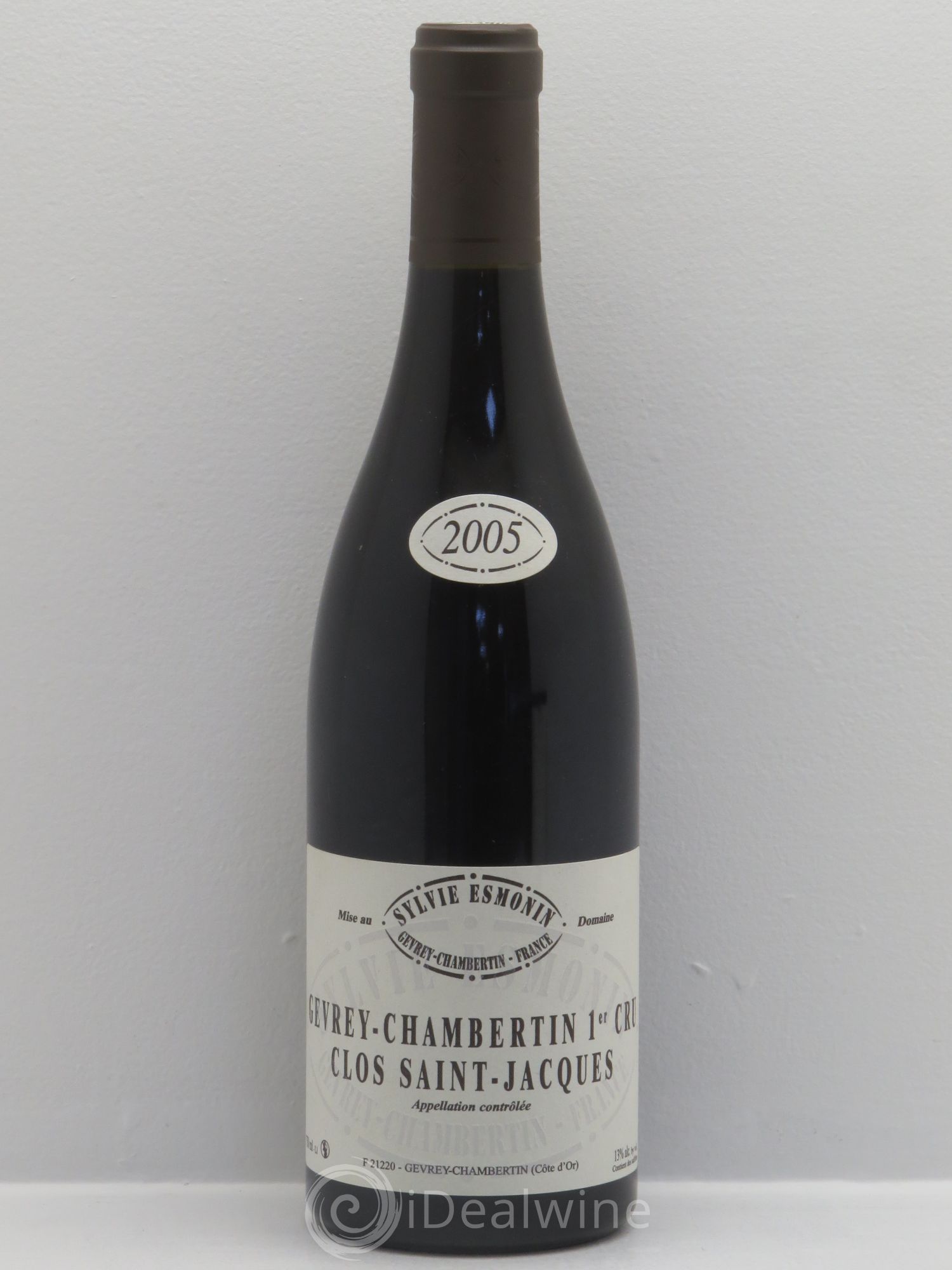 Gevrey-Chambertin 1er Cru Clos Saint Jacques Sylvie Esmonin 2005 - Posten von 1 Flasche - 0