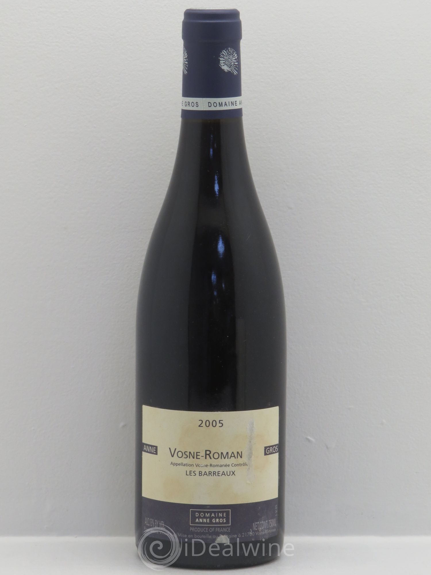 Vosne-Romanée Les Barreaux Anne Gros 2005 - Lot de 1 bouteille - 0