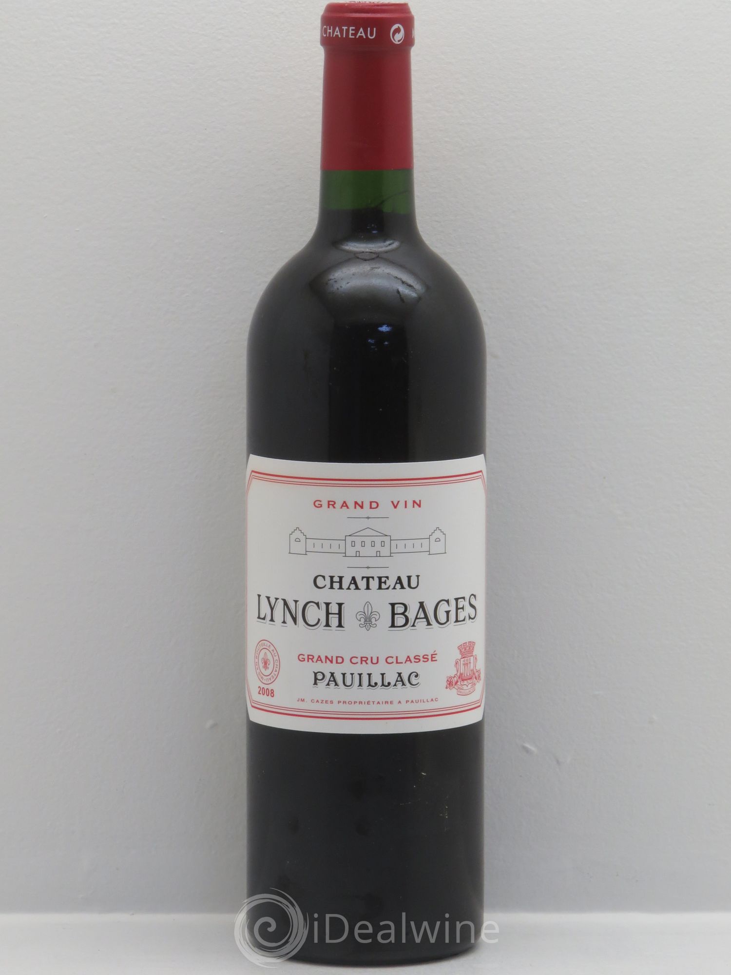 Château Lynch Bages 5ème Grand Cru Classé 2008 - Lot de 1 bouteille - 0