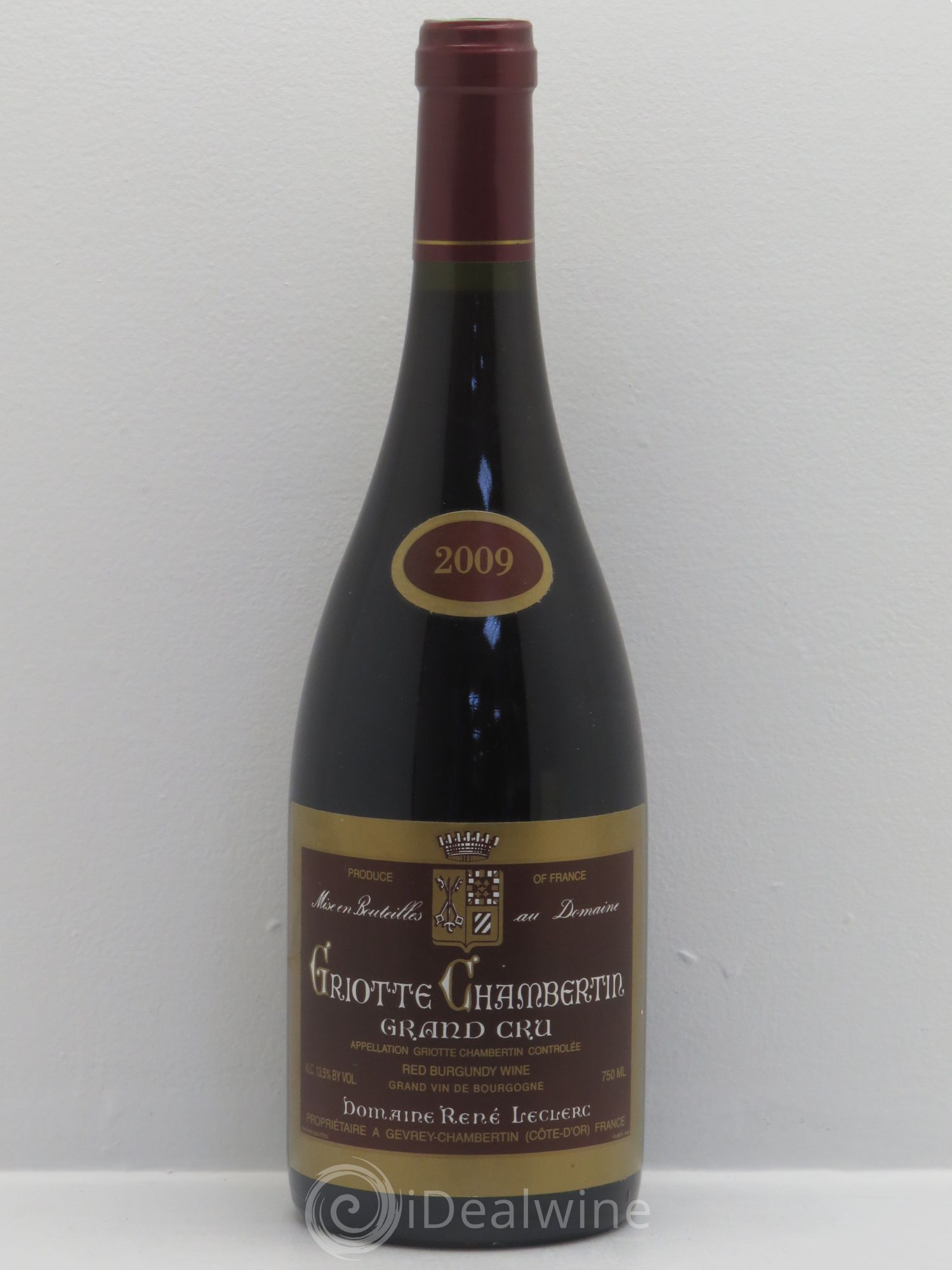 Griotte-Chambertin Grand Cru 2009 - Lot de 1 bouteille - 0