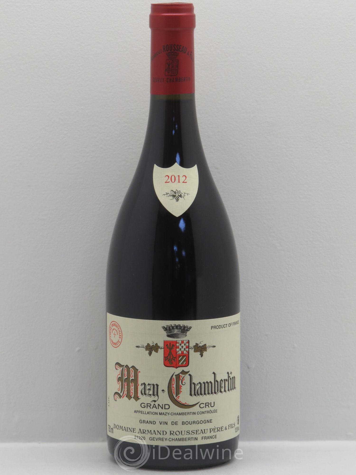 Mazis-Chambertin Grand Cru Armand Rousseau (Domaine) 2012 - Lot de 1 bouteille - 0