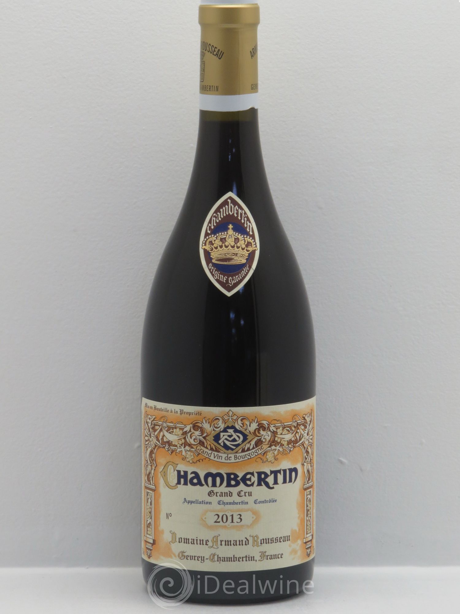 Chambertin Grand Cru Armand Rousseau (Domaine) 2013 - Lot de 1 bouteille - 0