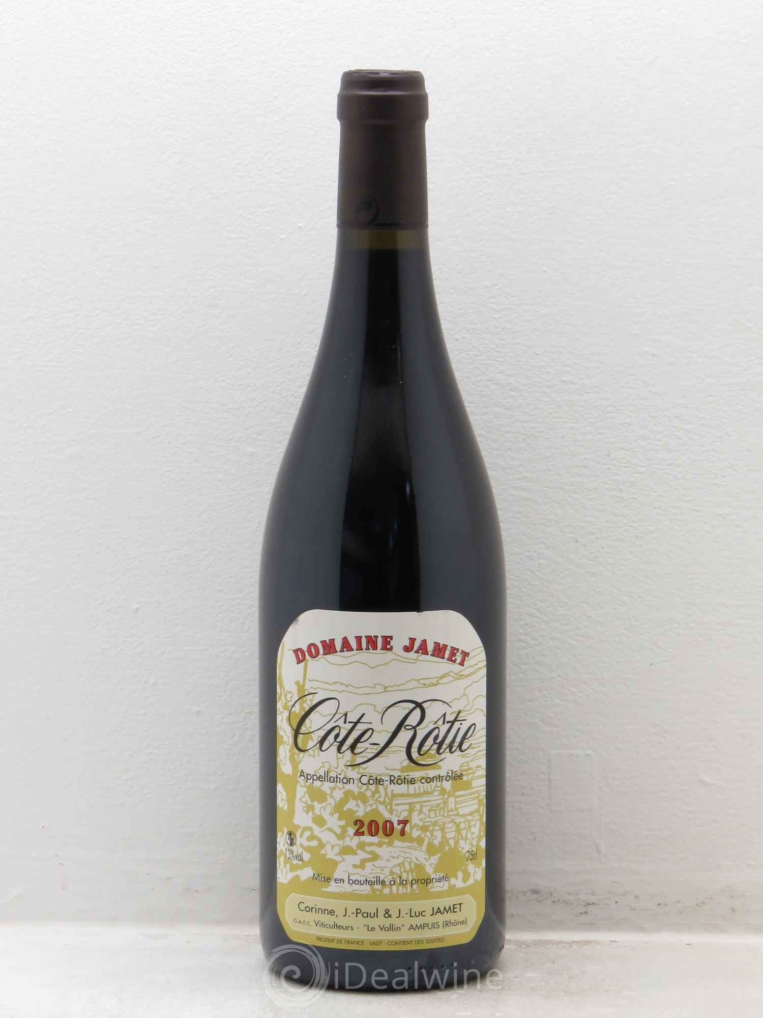 Côte-Rôtie Jamet (Domaine) 2007 - Lot de 1 bouteille - 0