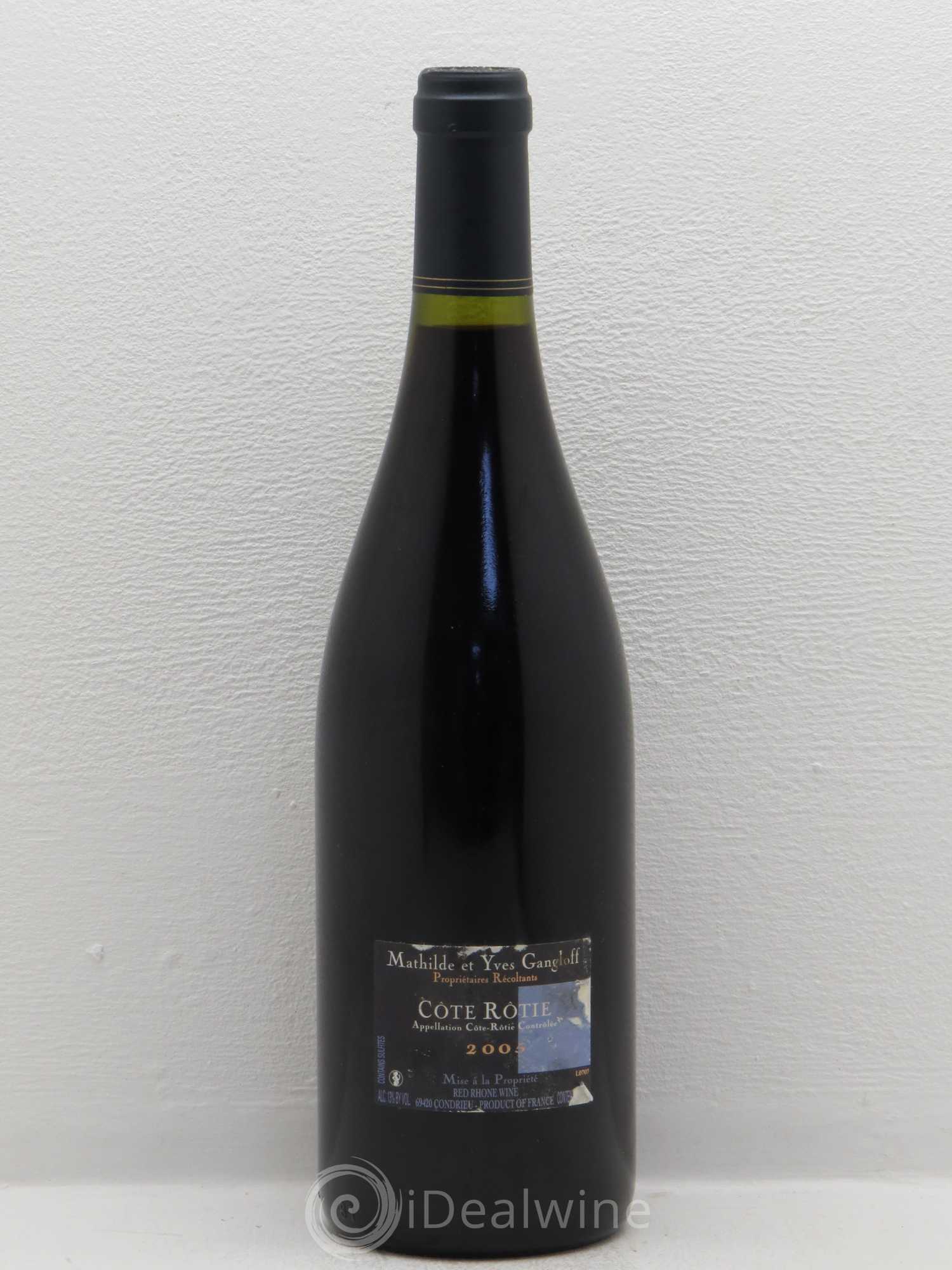 Côte-Rôtie La Barbarine Gangloff (Domaine) 2005 - Lot de 1 bouteille - 1