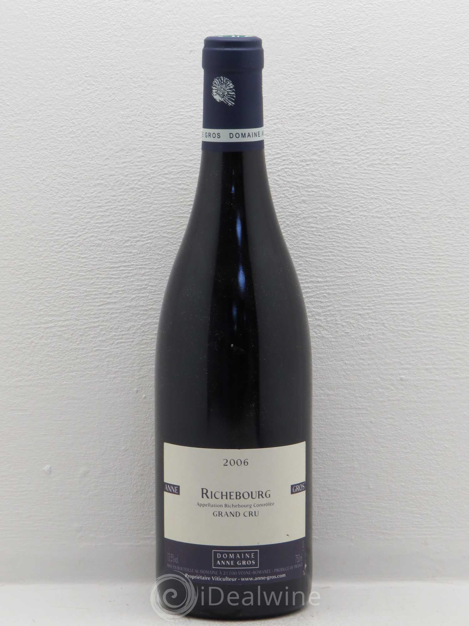 Richebourg Grand Cru Anne Gros 2006 - Posten von 1 Flasche - 0