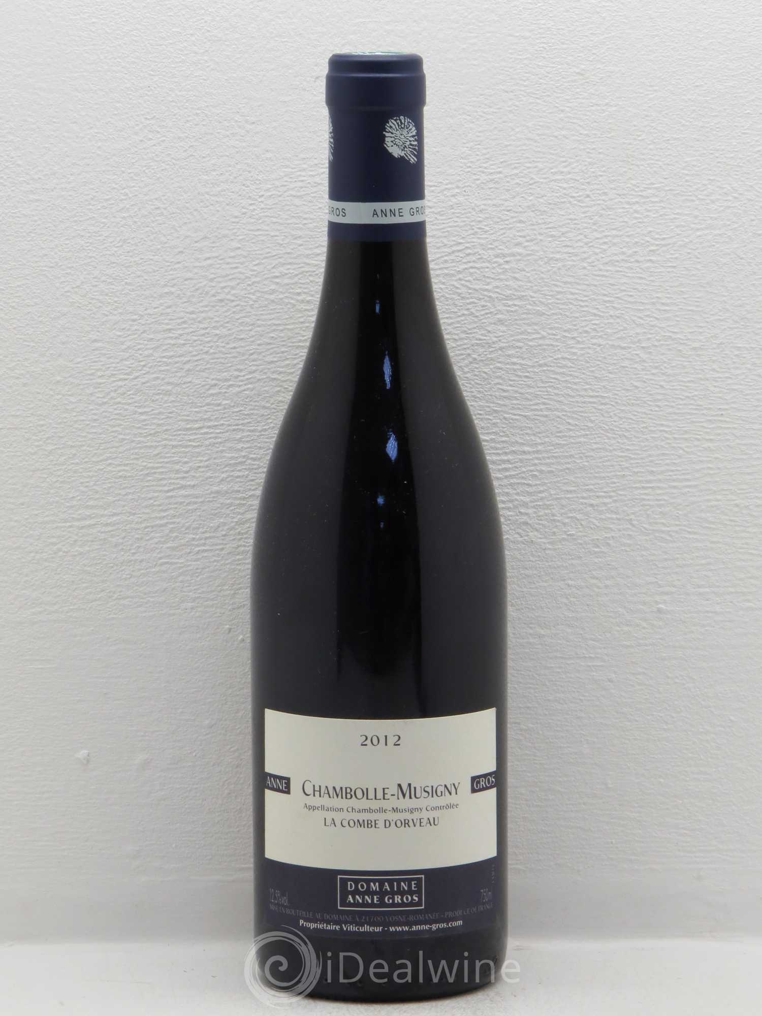 Chambolle-Musigny La Combe d'Orveau Anne Gros 2012 - Lot de 1 bouteille - 0