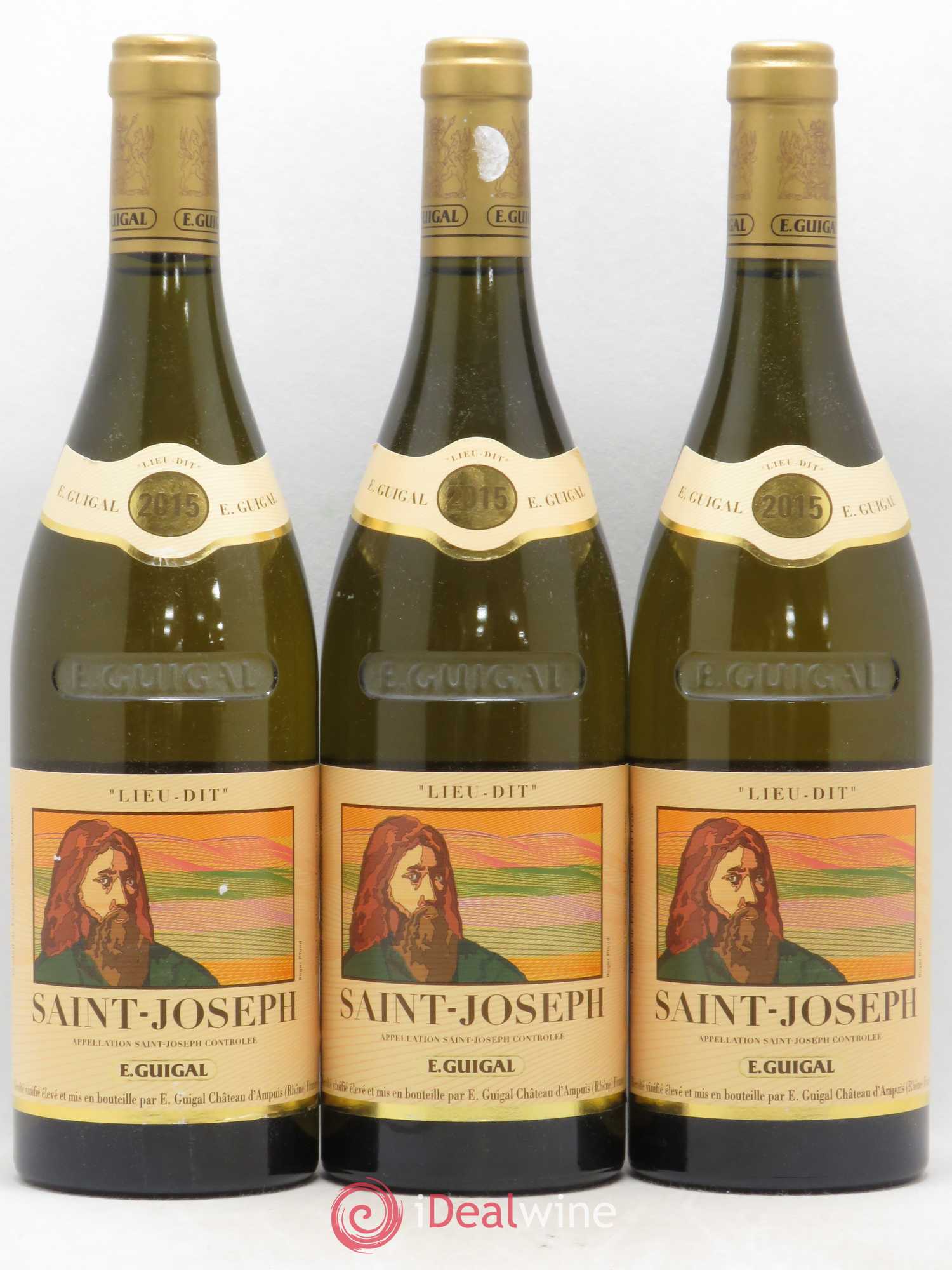Saint-Joseph Lieu-dit Saint-Joseph Guigal 2015 - Lot de 3 bouteilles - 0