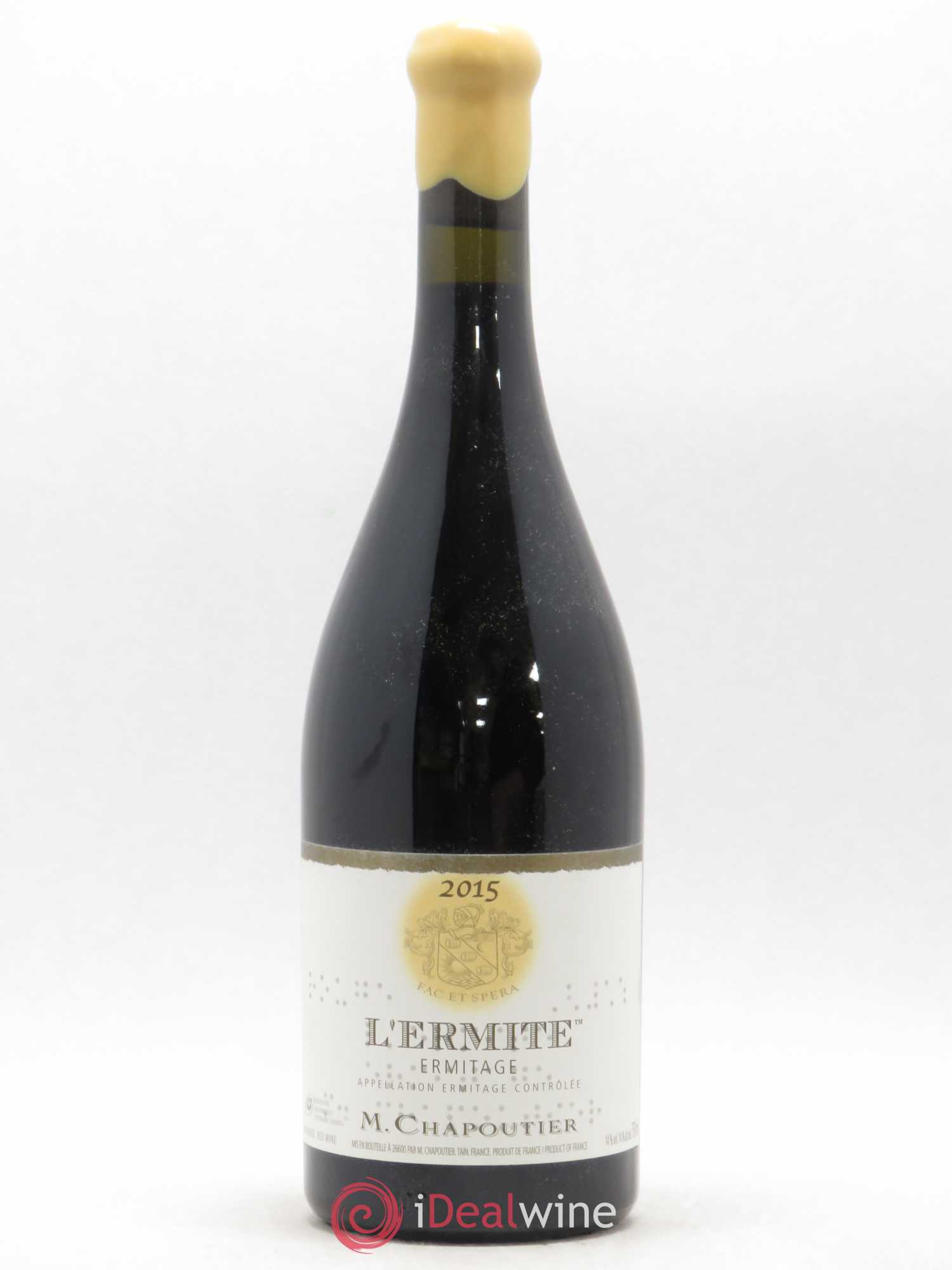 Hermitage Ermitage l'Ermite Chapoutier 2015 - Lot de 1 bouteille - 0