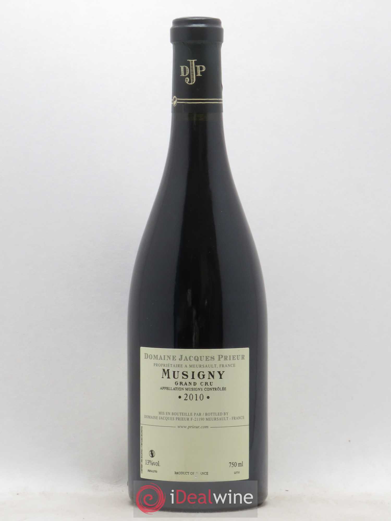 Musigny Grand Cru Jacques Prieur (Domaine) 2010 - Lot de 1 bouteille - 1