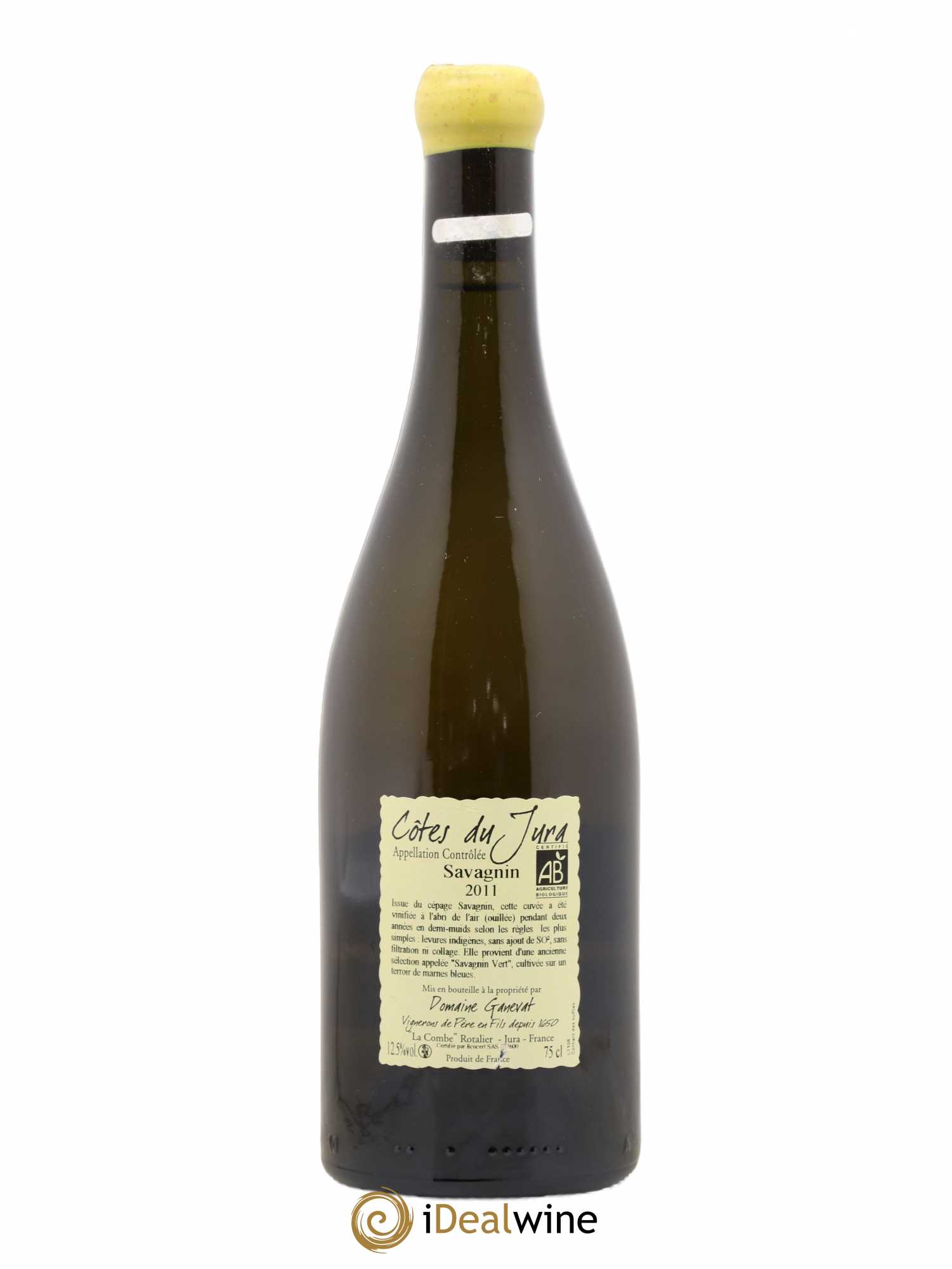 Côtes du Jura Les Chalasses Marnes Bleues Jean-François Ganevat (Domaine) 2011 - Lot de 1 bouteille - 1