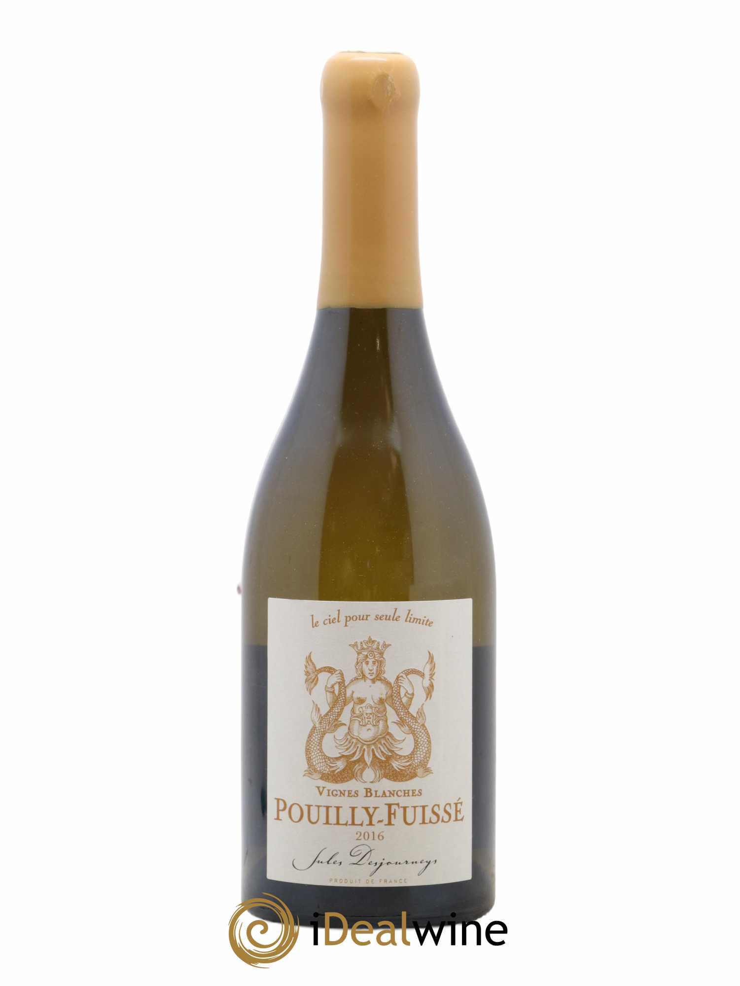 Pouilly-Fuissé Vignes Blanches Jules Desjourneys 2016 - Lot de 1 bouteille - 0