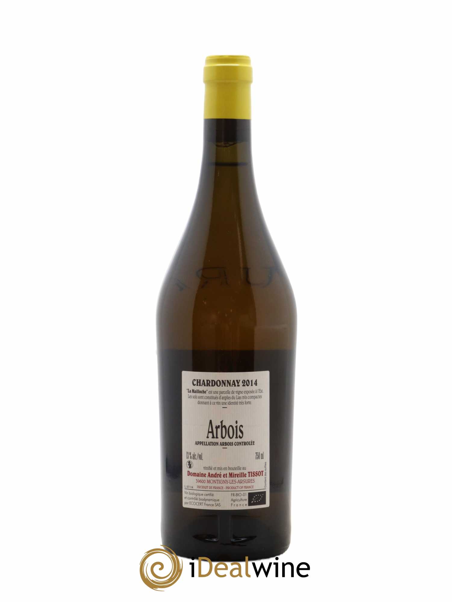 Arbois La Mailloche Bénédicte et Stéphane Tissot 2014 - Lot of 1 bottle - 1