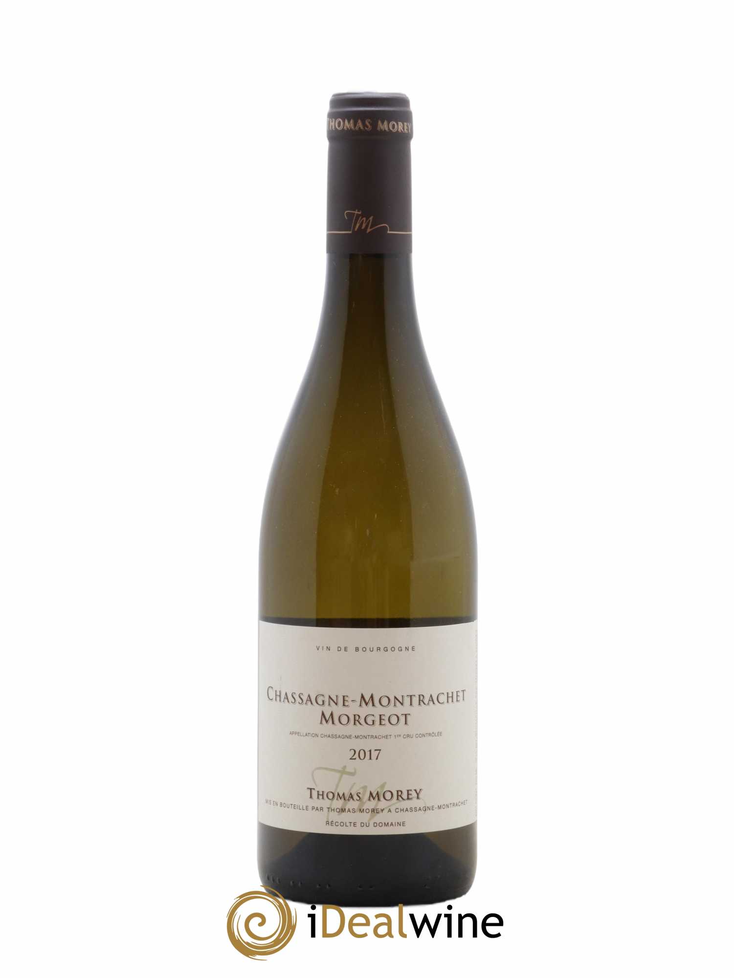 Chassagne-Montrachet 1er Cru Morgeot Thomas Morey 2017 - Lot de 1 bouteille - 0