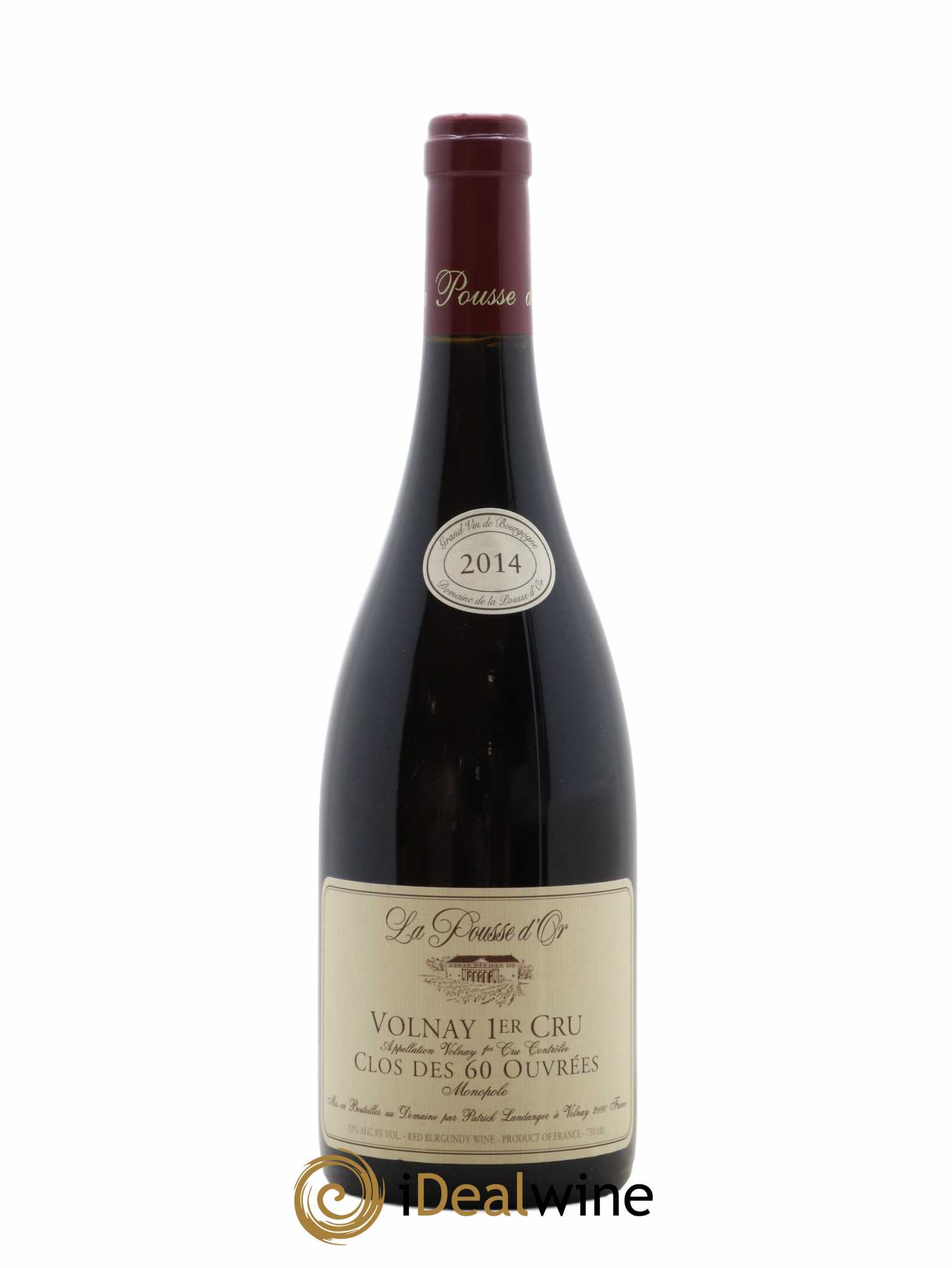 Volnay 1er Cru Clos des 60 ouvrées La Pousse d'Or (Domaine de) (sans prix de réserve) 2014 - Lot de 1 bouteille - 0