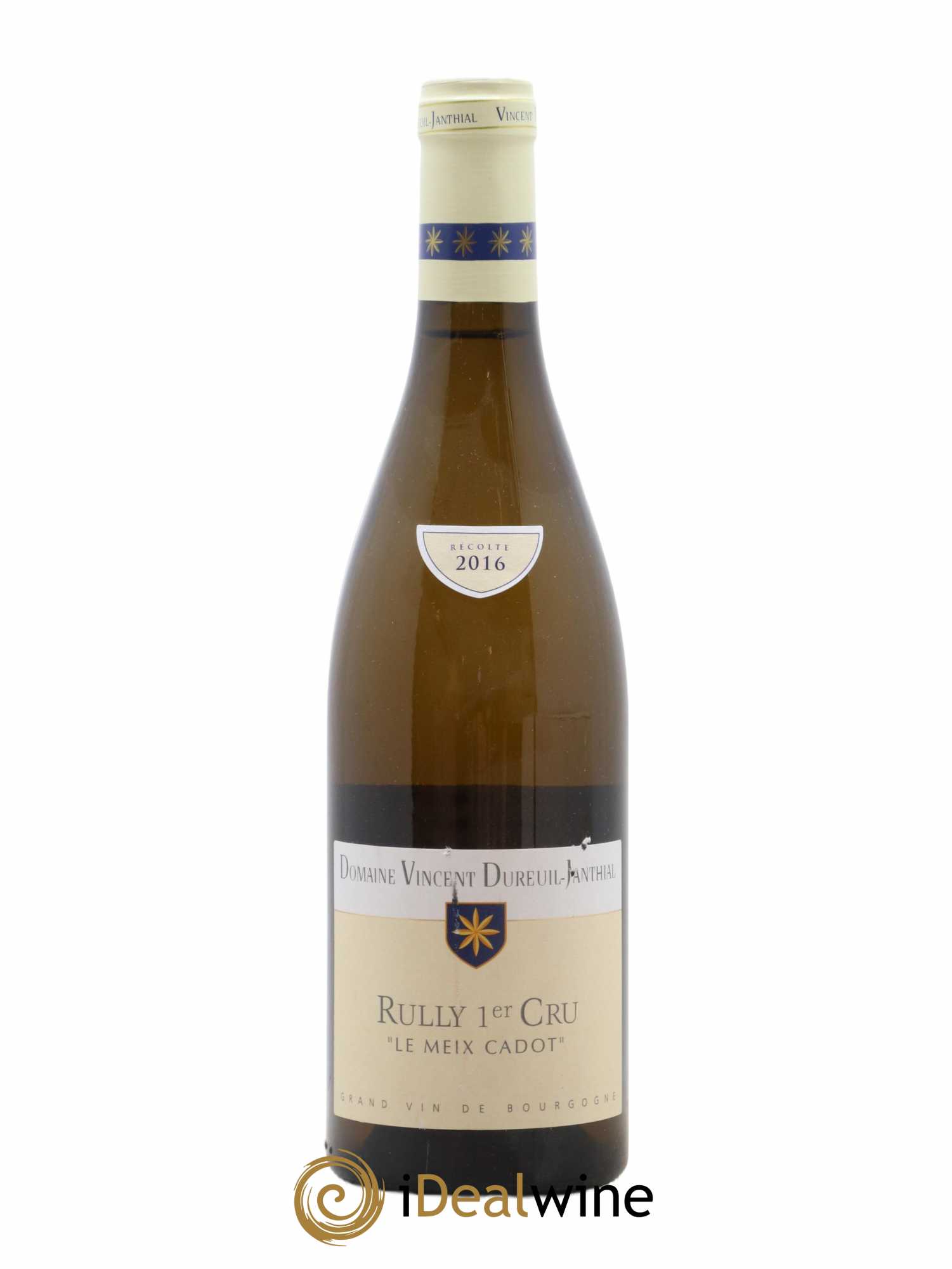 Rully 1er Cru Le Meix Cadot Vincent Dureuil-Janthial 2016 - Lot de 1 bouteille - 0
