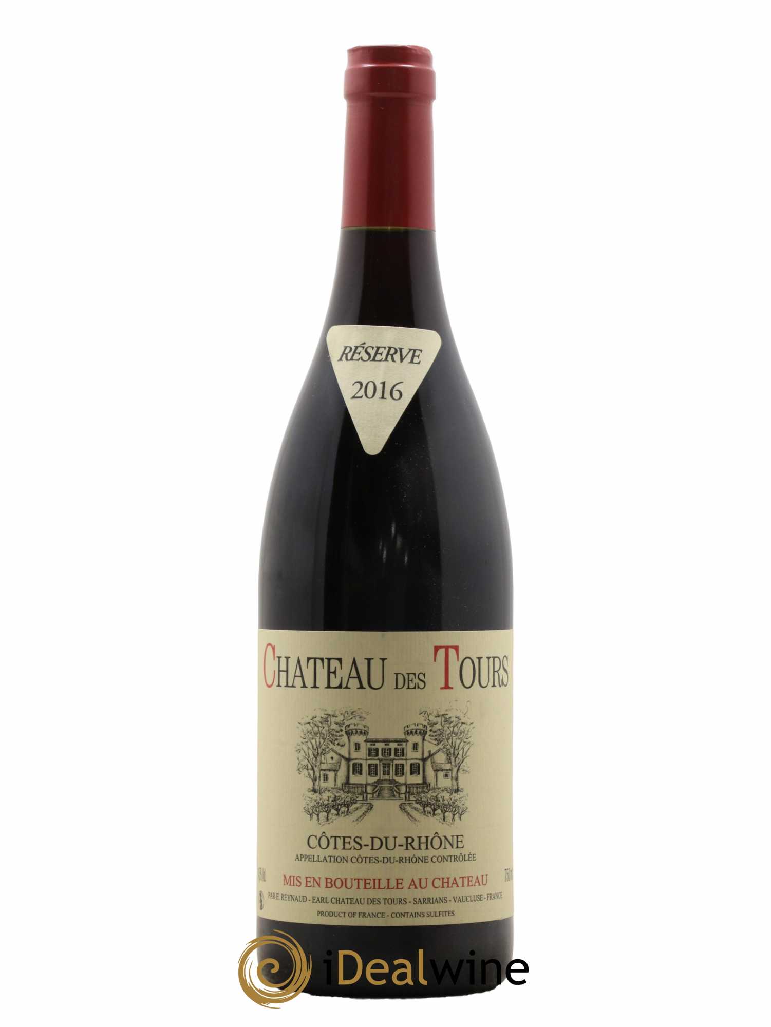 Côtes-du-Rhône Château des Tours Emmanuel Reynaud 2016 - Lot de 1 bouteille - 0