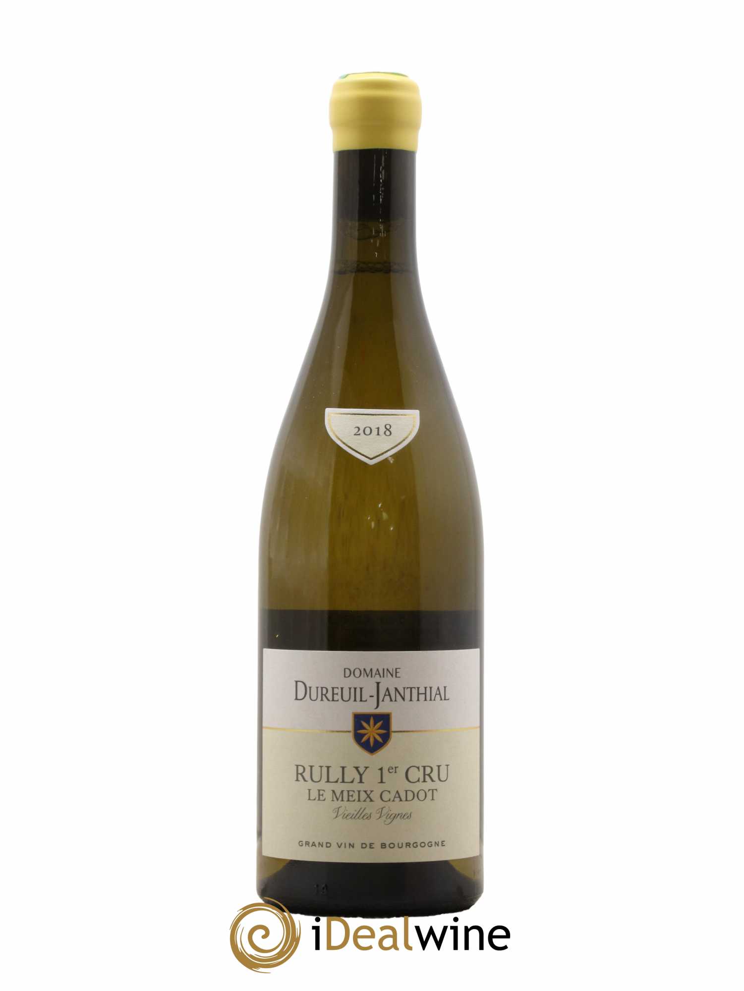 Rully 1er Cru Le Meix Cadot Vieilles Vignes Vincent Dureuil-Janthial 2018 - Lot de 1 bouteille - 0