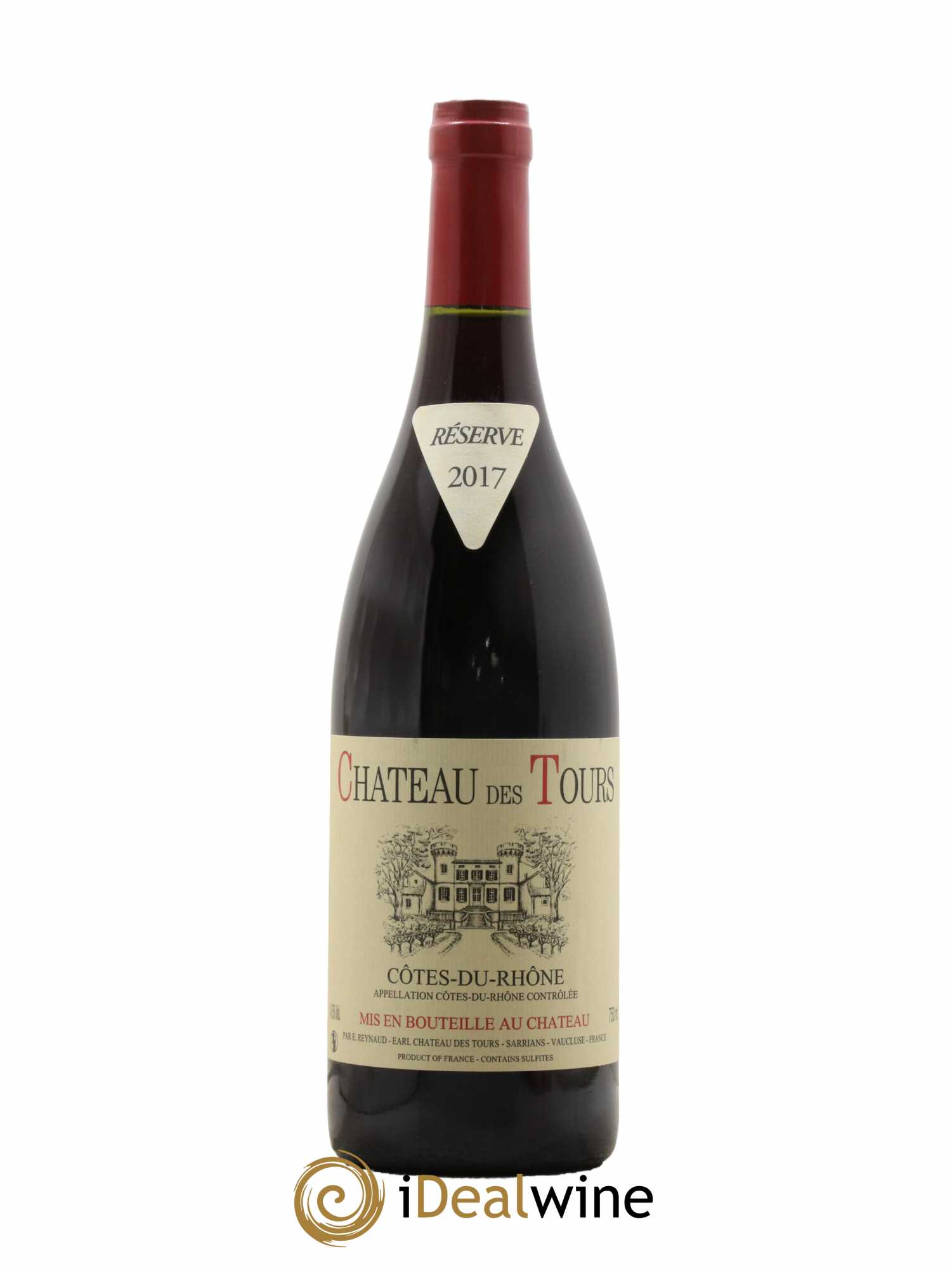 Côtes-du-Rhône Château des Tours Emmanuel Reynaud 2017 - Lot de 1 bouteille - 0