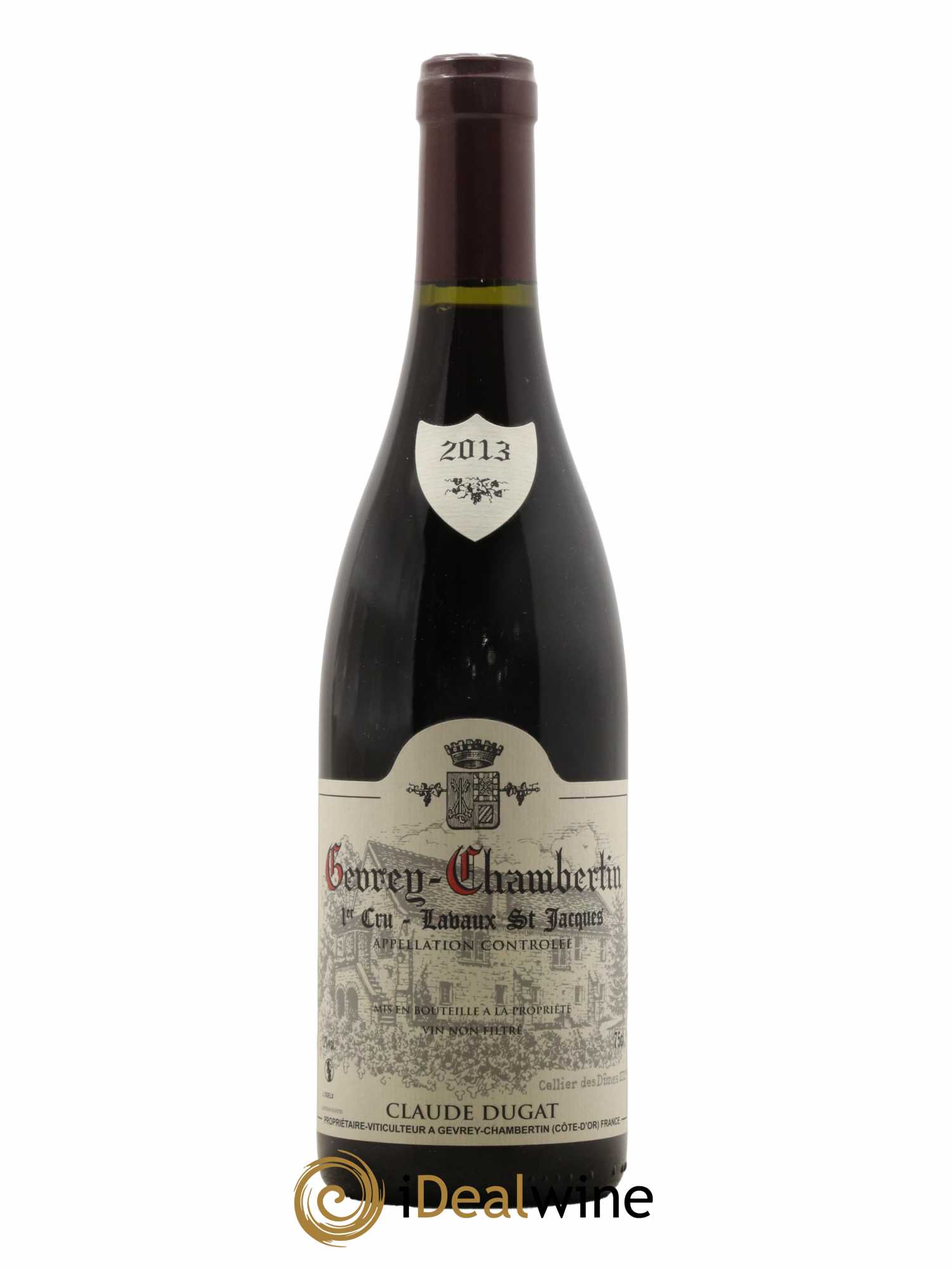 Gevrey-Chambertin 1er Cru Lavaux Saint-Jacques Claude Dugat 2013 - Lot de 1 bouteille - 0