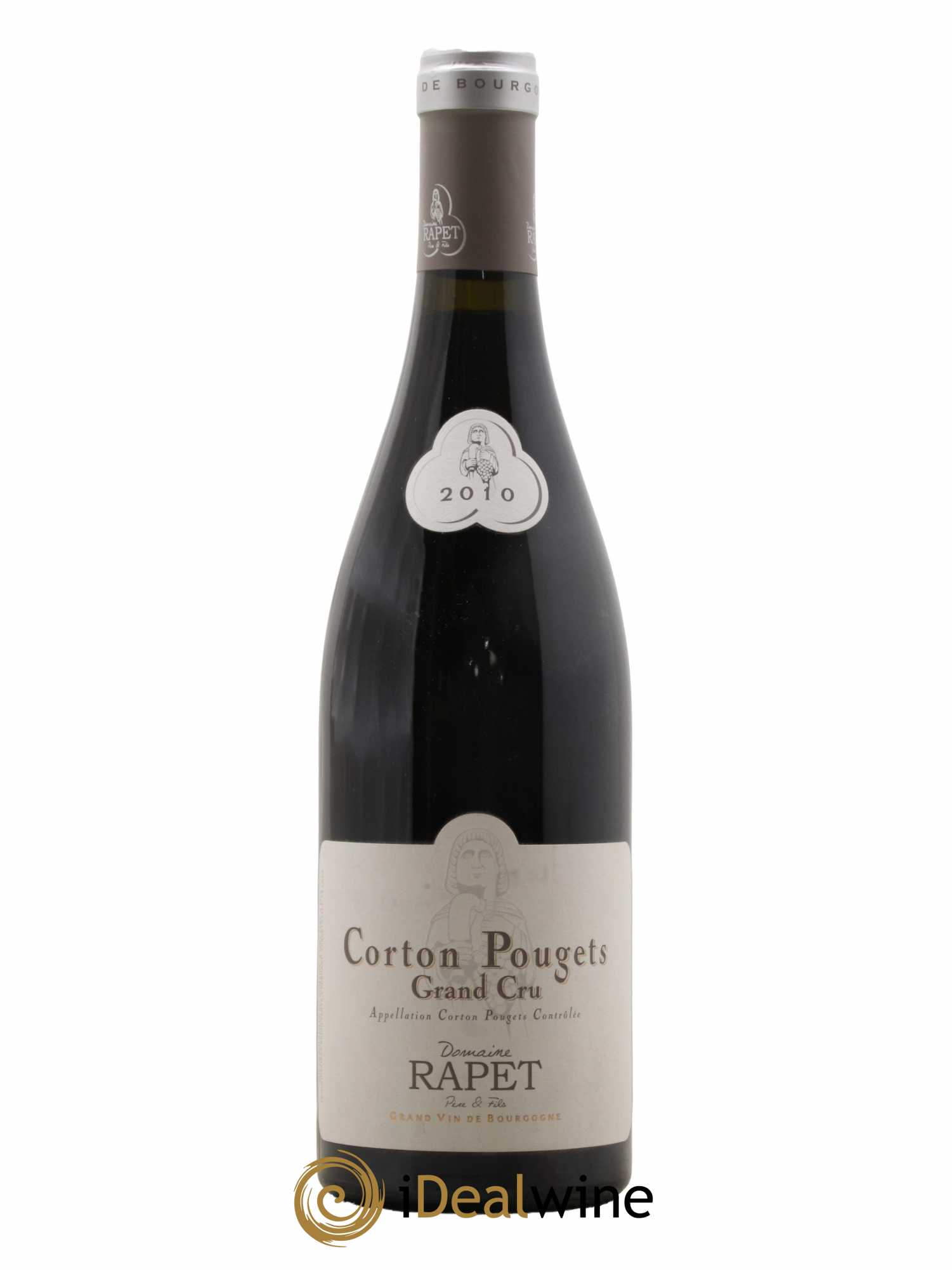 Corton Grand Cru Pougets Rapet Père & Fils 2010 - Lot de 1 bouteille - 0