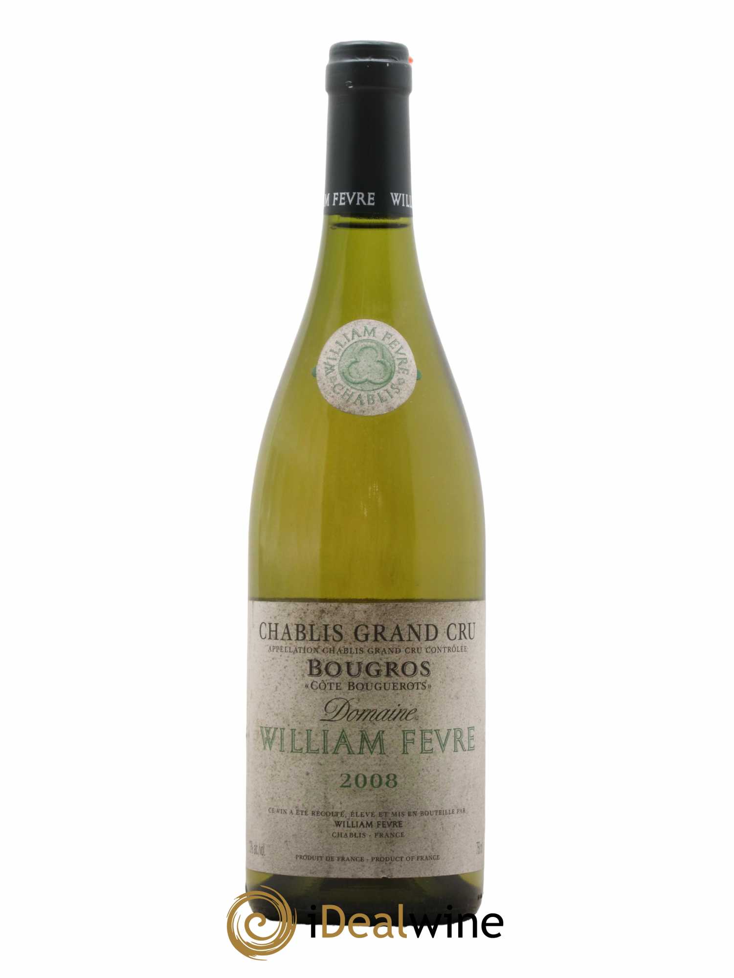 Chablis Grand Cru Bougros Côte Bouguerots William Fèvre 2008 - Lot de 1 bouteille - 0