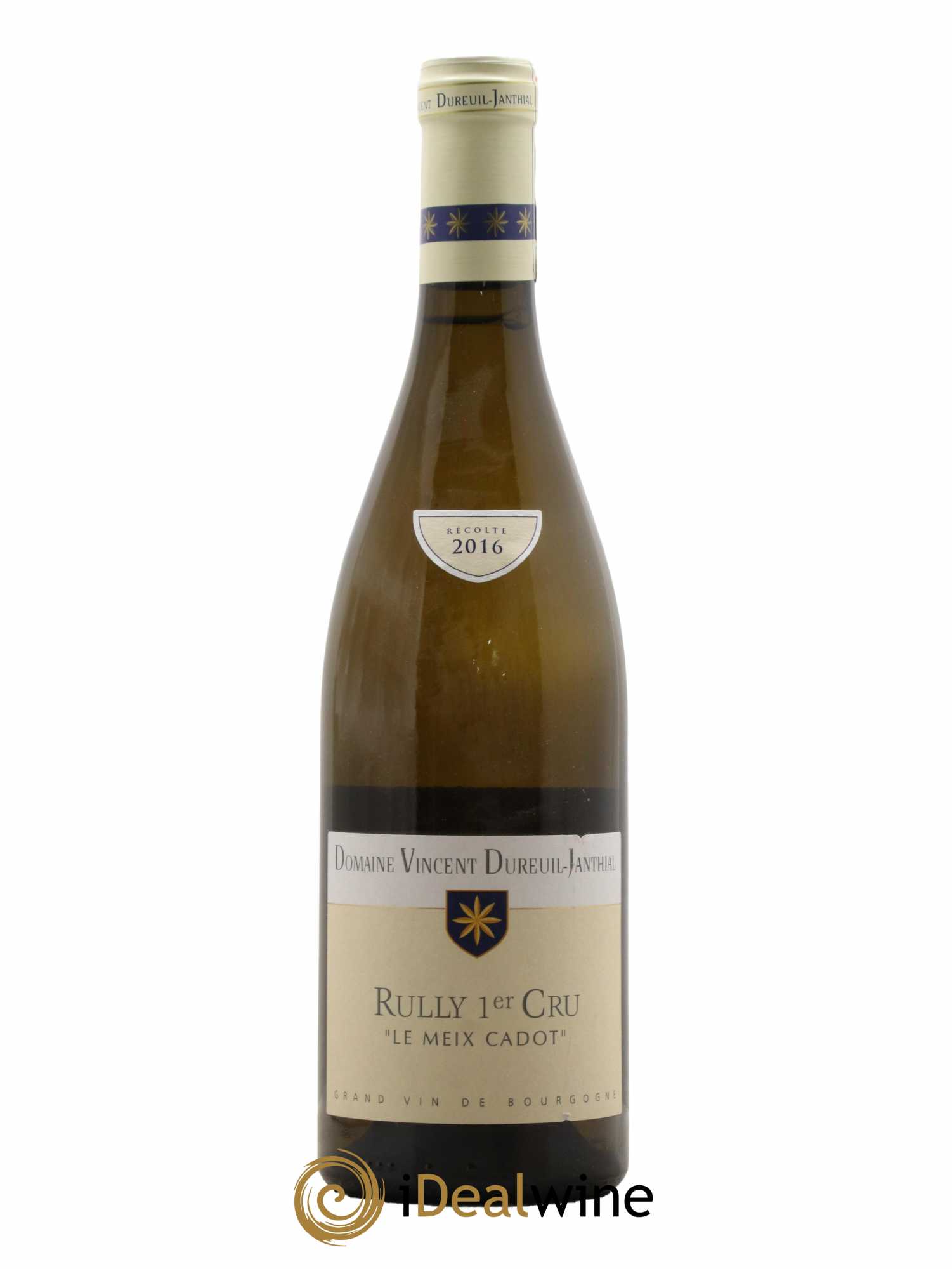 Rully 1er Cru Le Meix Cadot Vincent Dureuil-Janthial 2016 - Lot de 1 bouteille - 0