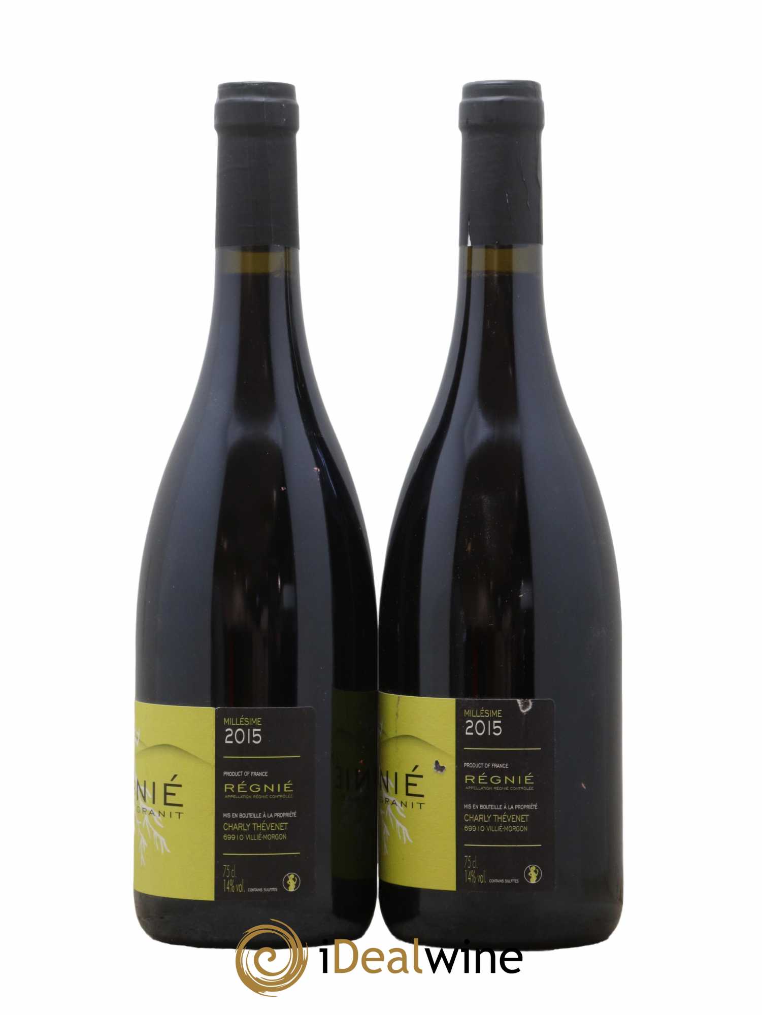 Régnié Grain & Granit Charly Thévenet 2015 - Lot de 2 bouteilles - 1