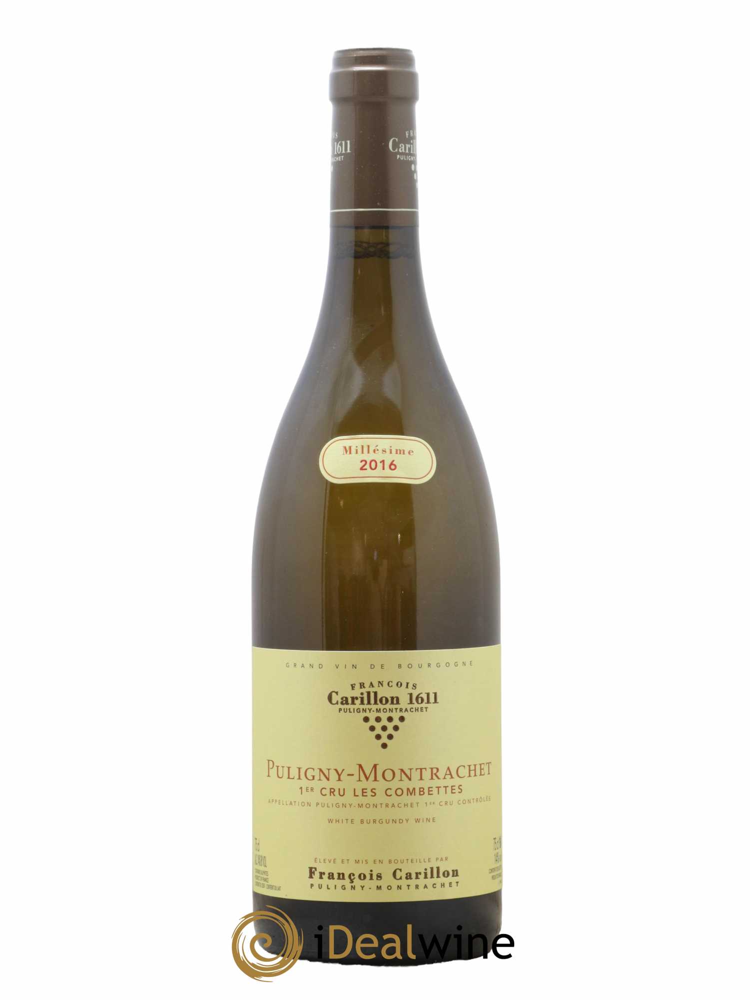 Puligny-Montrachet 1er Cru Les Combettes François Carillon 2016 - Lot de 1 bouteille - 0