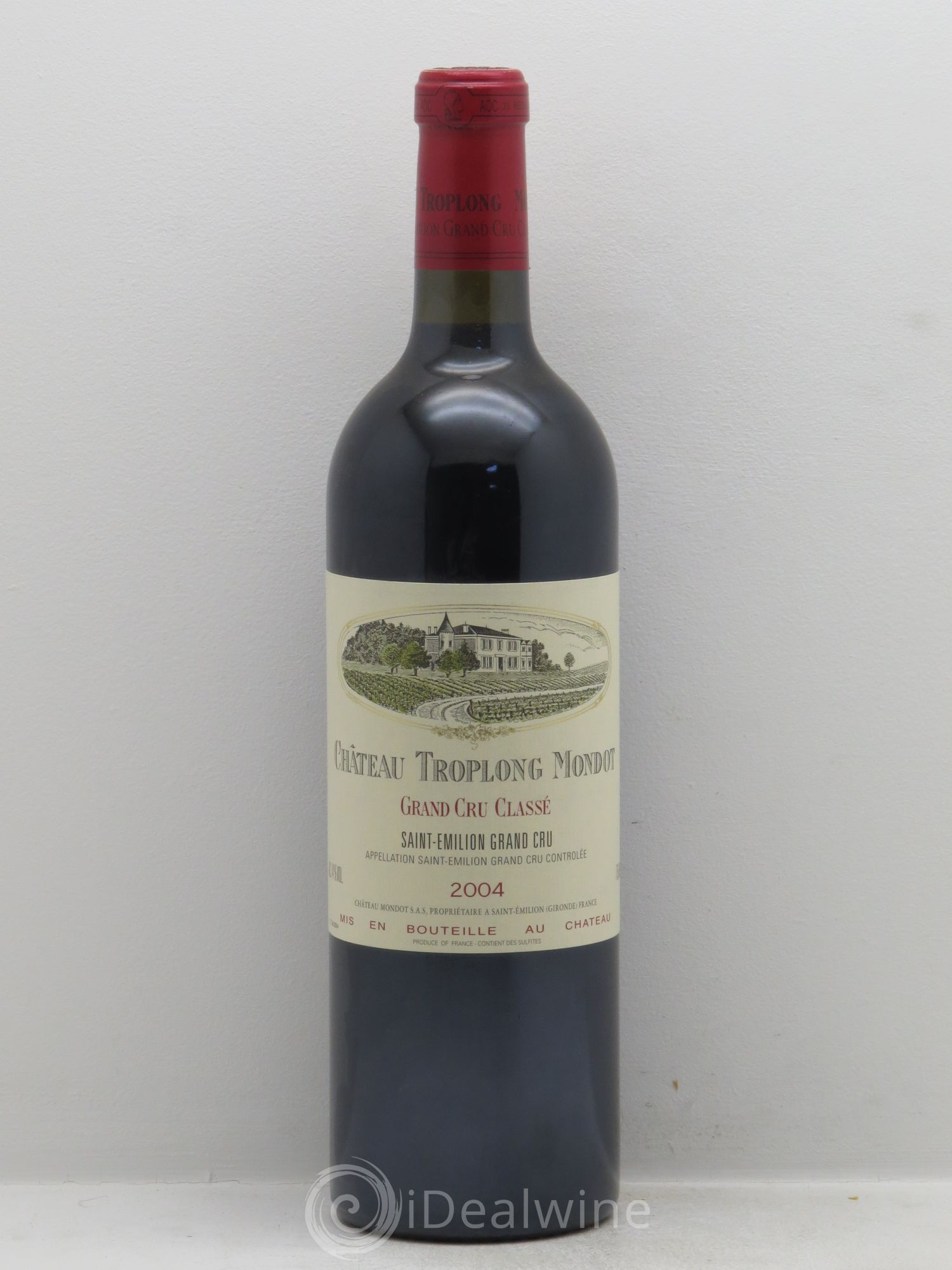 Château Troplong Mondot 1er Grand Cru Classé B 2004 - Lot de 1 bouteille - 0