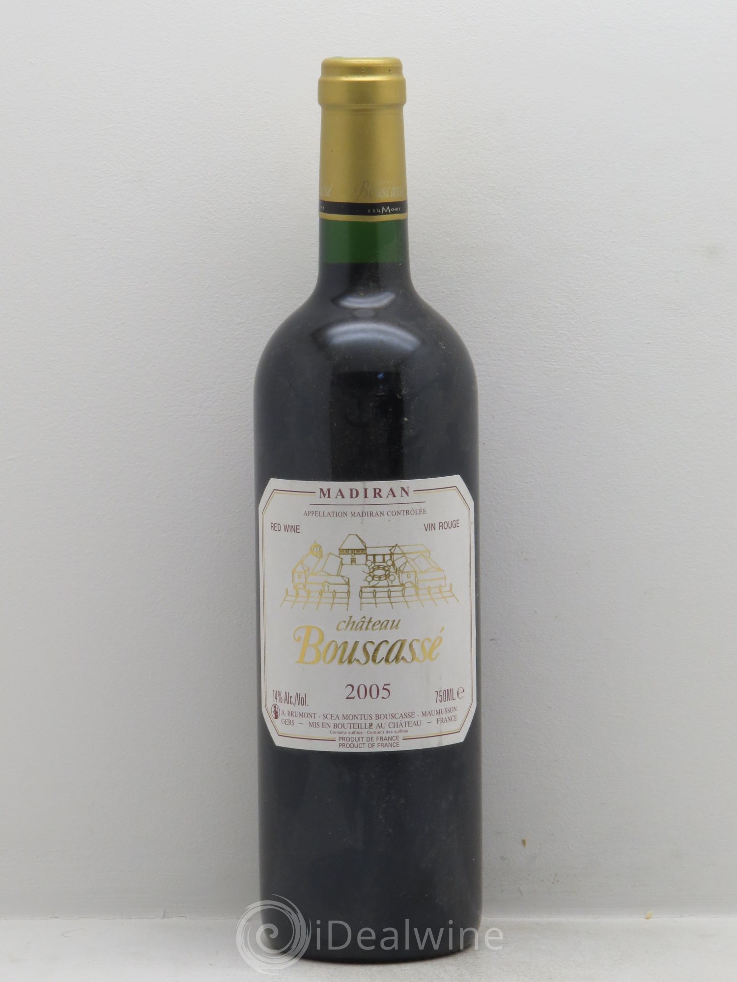 Madiran Château Bouscassé Alain Brumont (sans prix de réserve) 2005 - Lot de 1 bouteille - 0