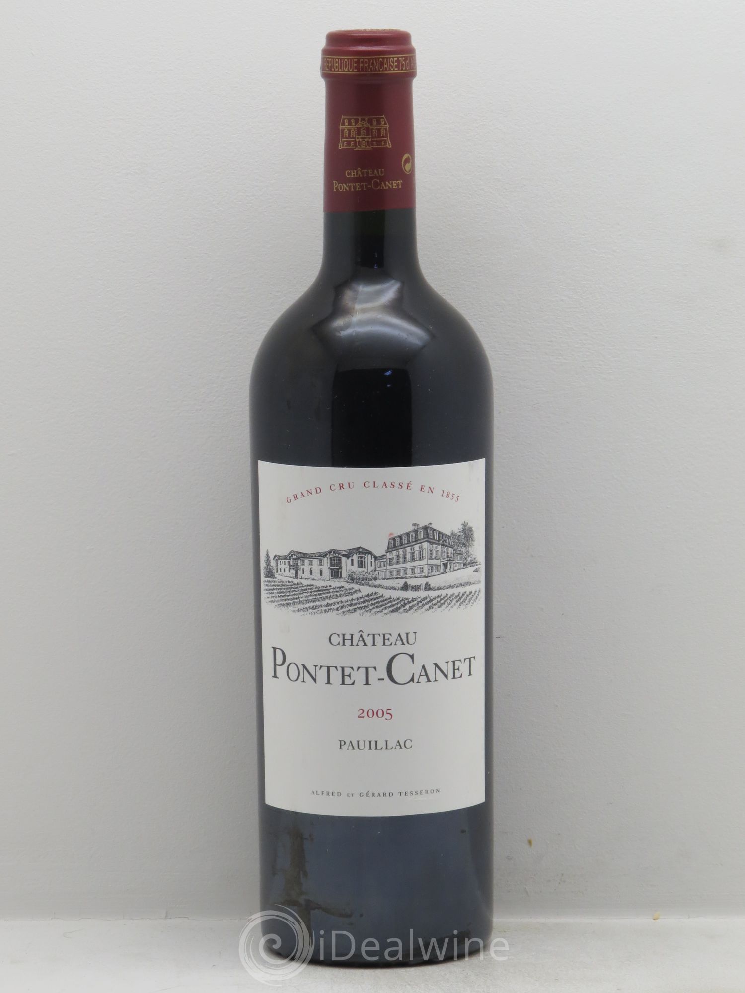 Château Pontet Canet 5ème Grand Cru Classé 2005 - Lot de 1 bouteille - 0