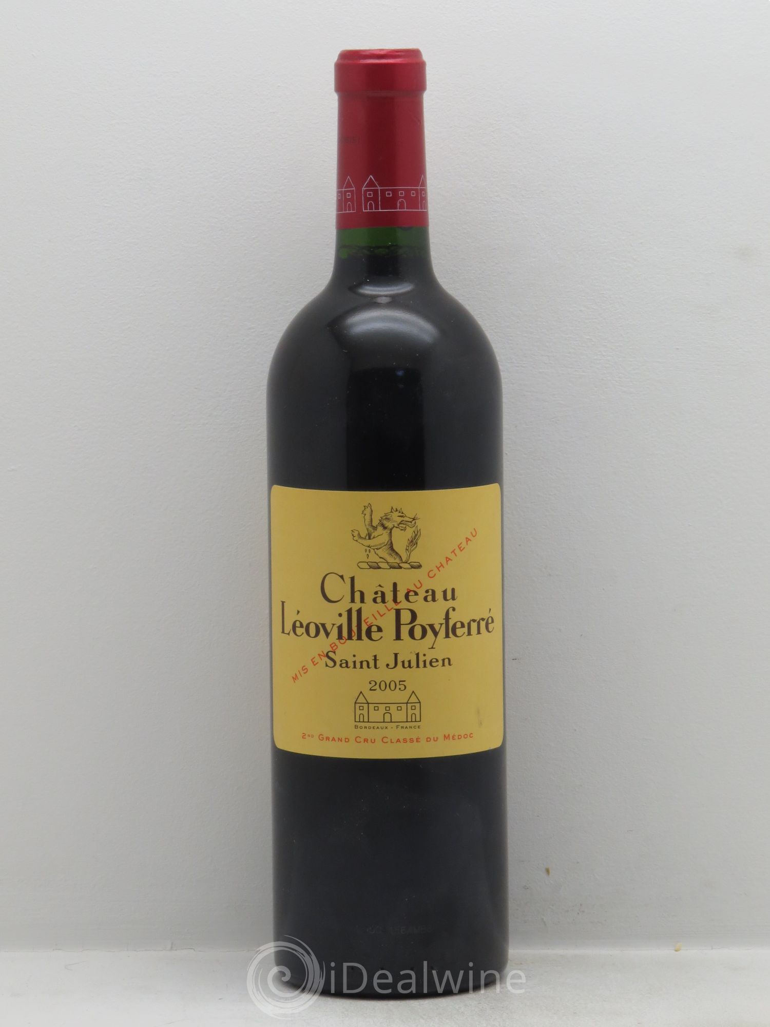 Château Léoville Poyferré 2ème Grand Cru Classé 2005 - Lot de 1 bouteille - 0