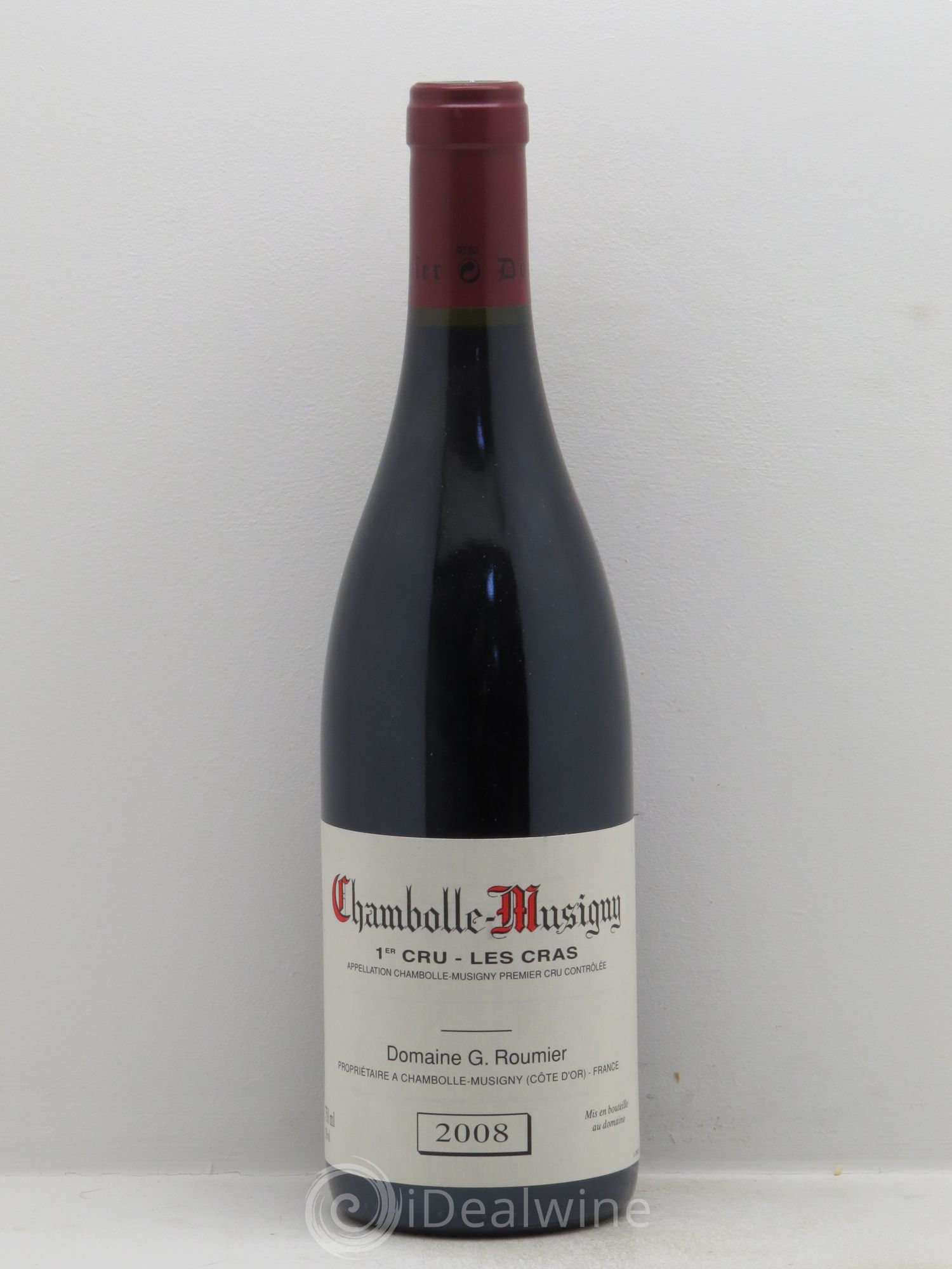 Chambolle-Musigny 1er Cru Les Cras Georges Roumier (Domaine) 2008 - Lot de 1 bouteille - 0